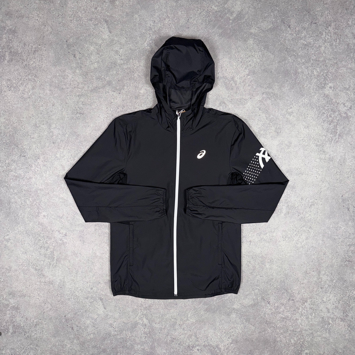 Asics Icon 4 Piece Tracksuit and Shorts Set Black/White