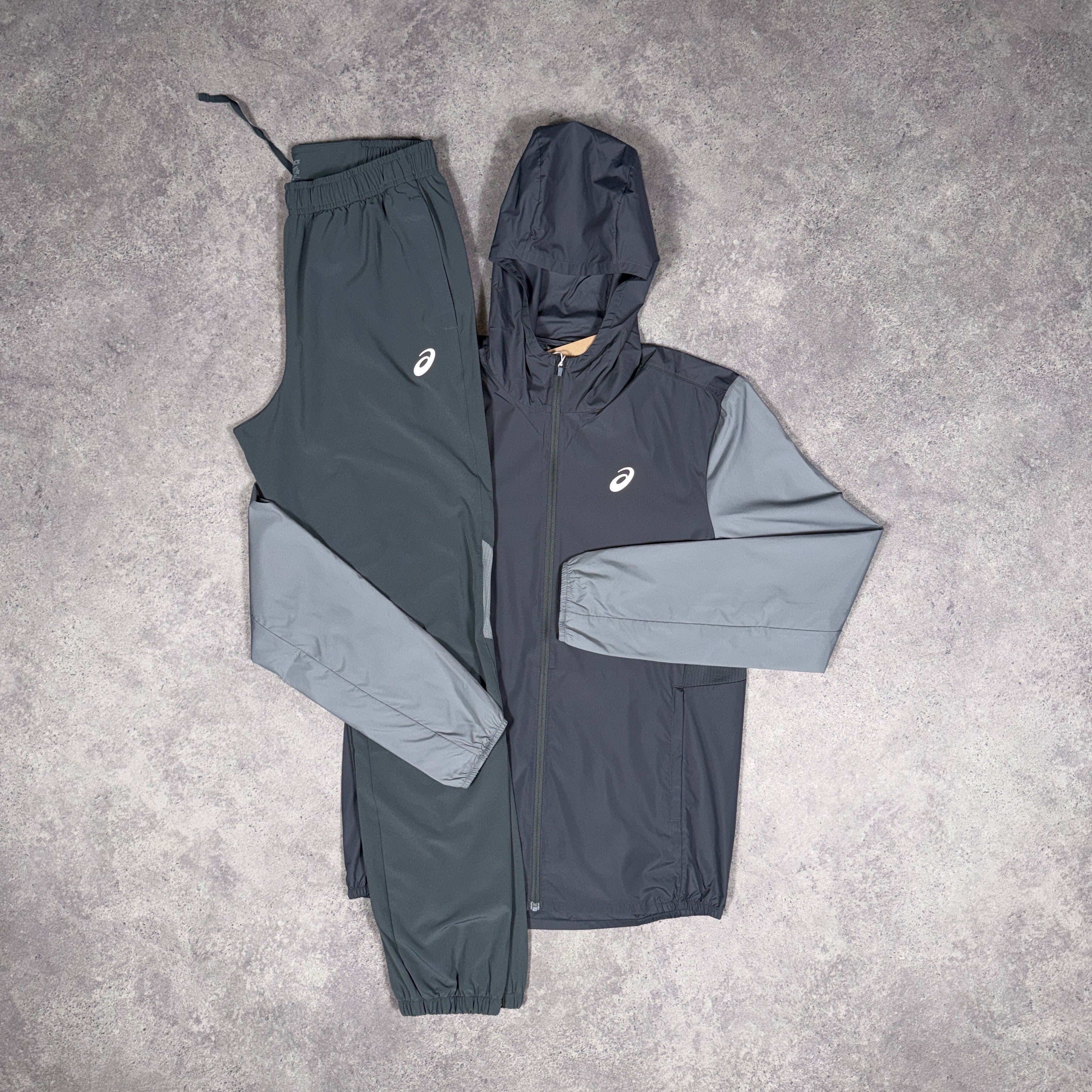 Asics Core Tracksuit Set Grey
