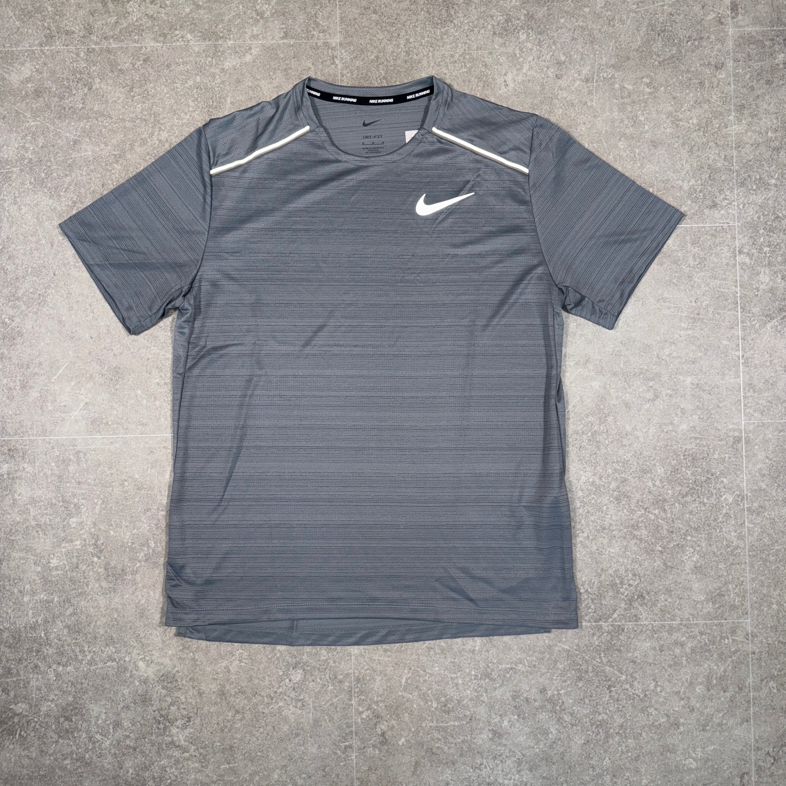 Grey Nike Miler T-Shirt