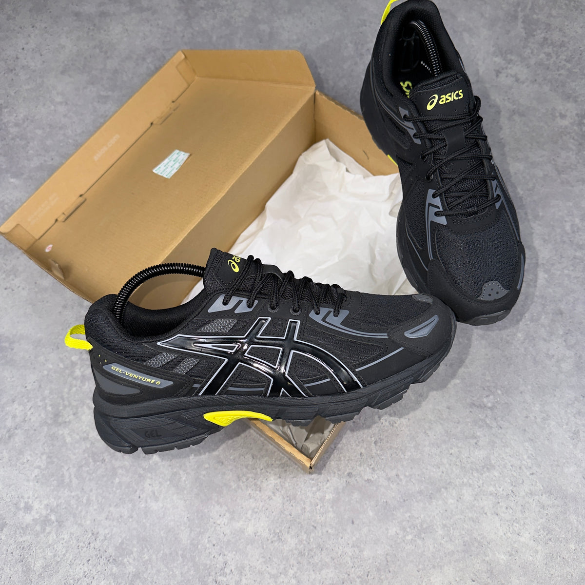 Asics Gel Venture 6 Black/Yellow