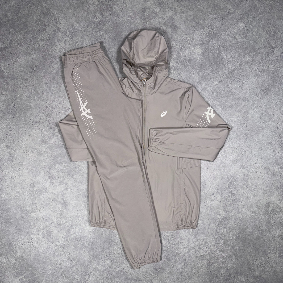 Asics Icon Tracksuit Set Moonrock