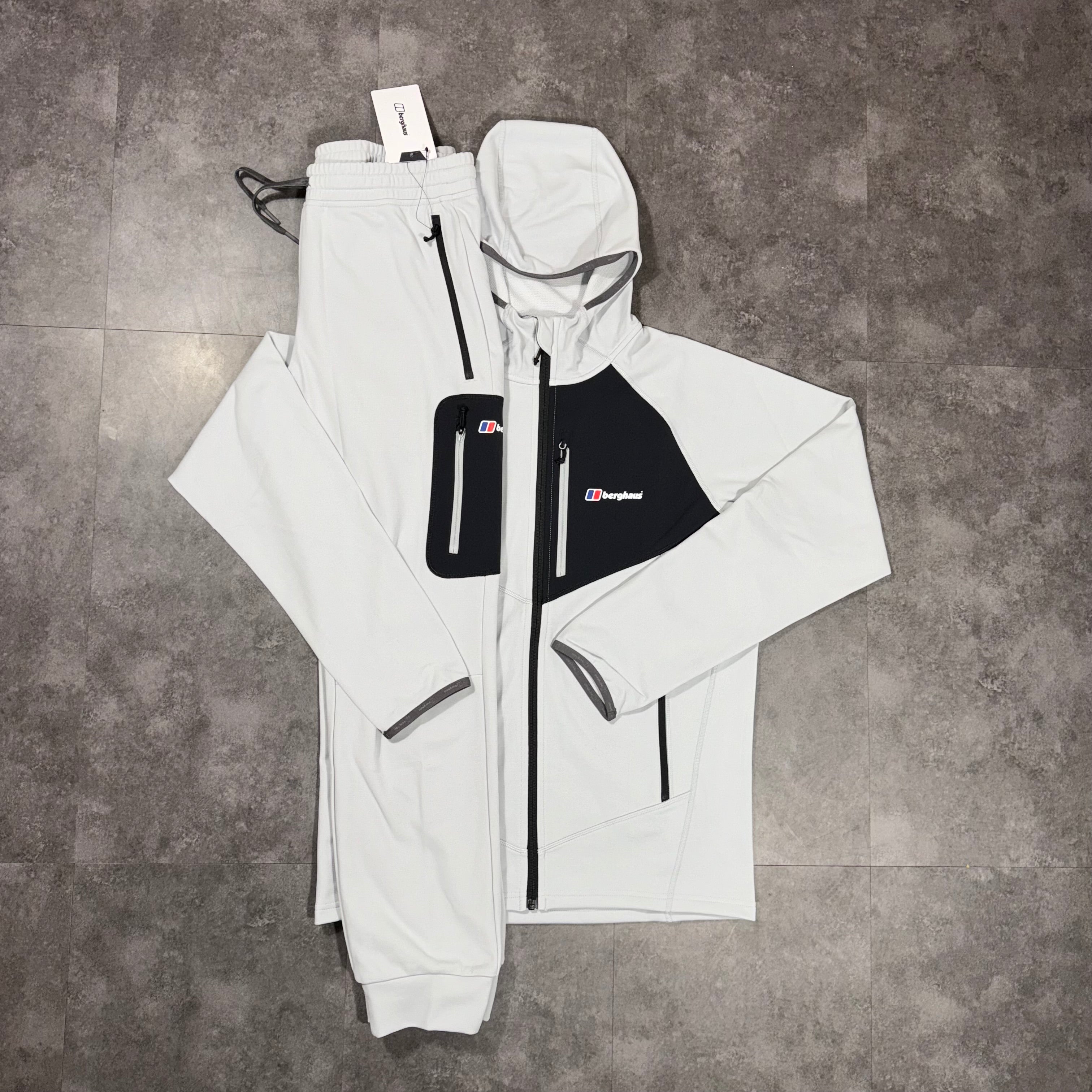 Berghaus Fleece Patch Tracksuit Grey/Black