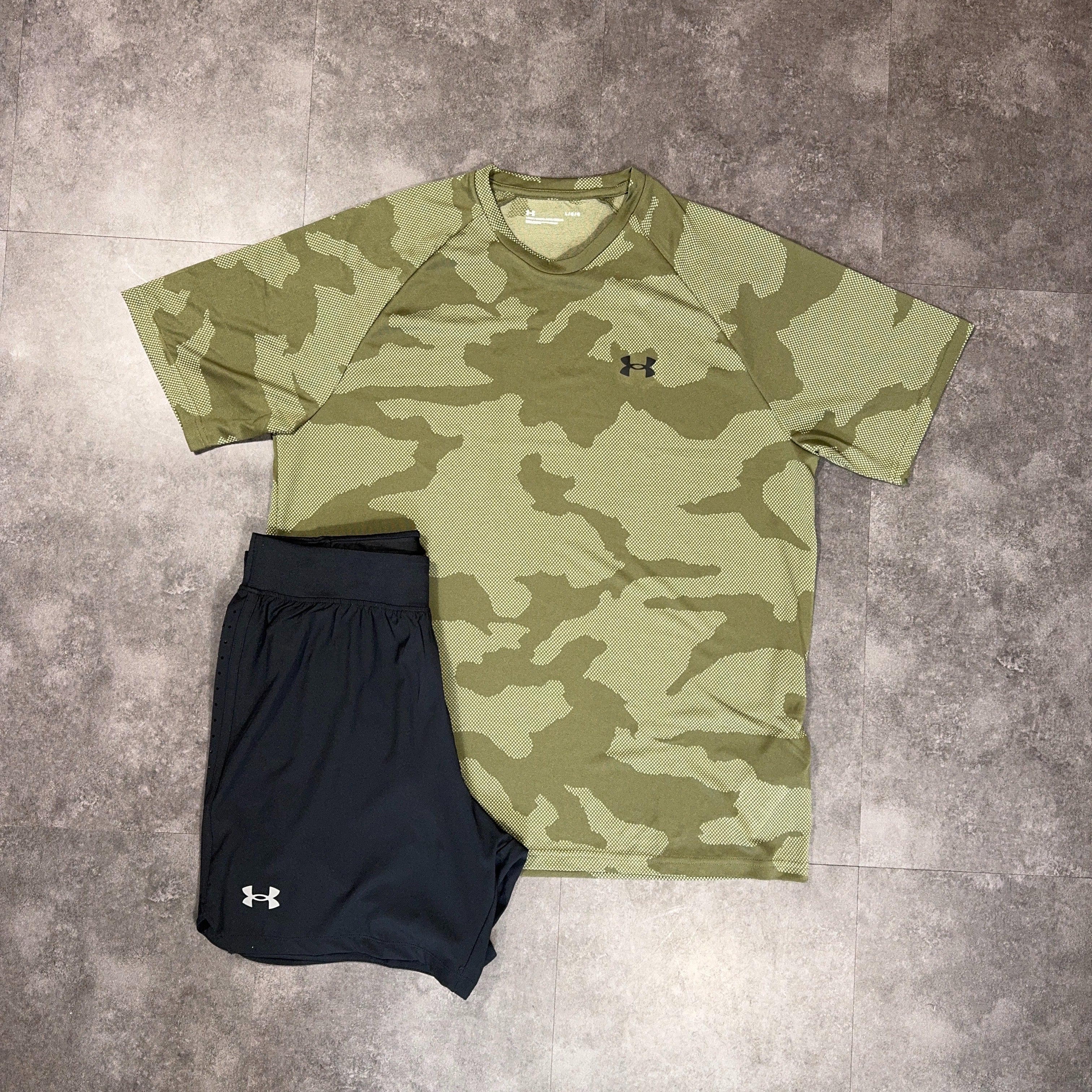 Under Armour Camouflage Set Green/Black
