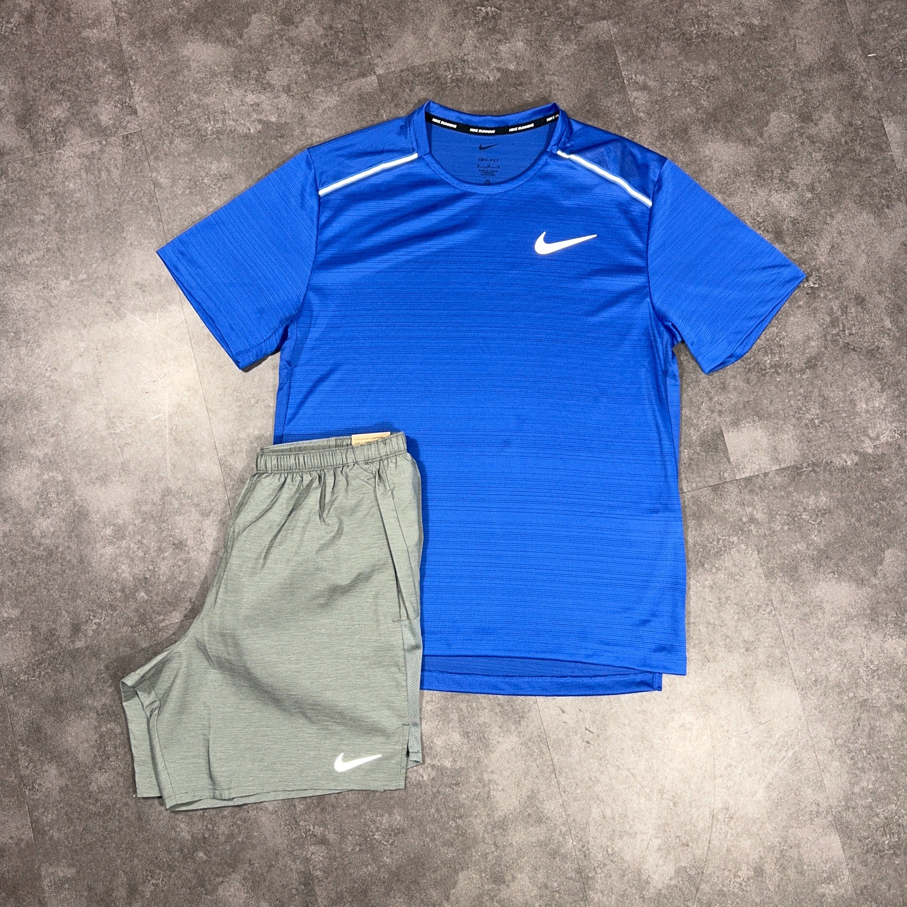 Nike Miler Set Royal Blue/Grey