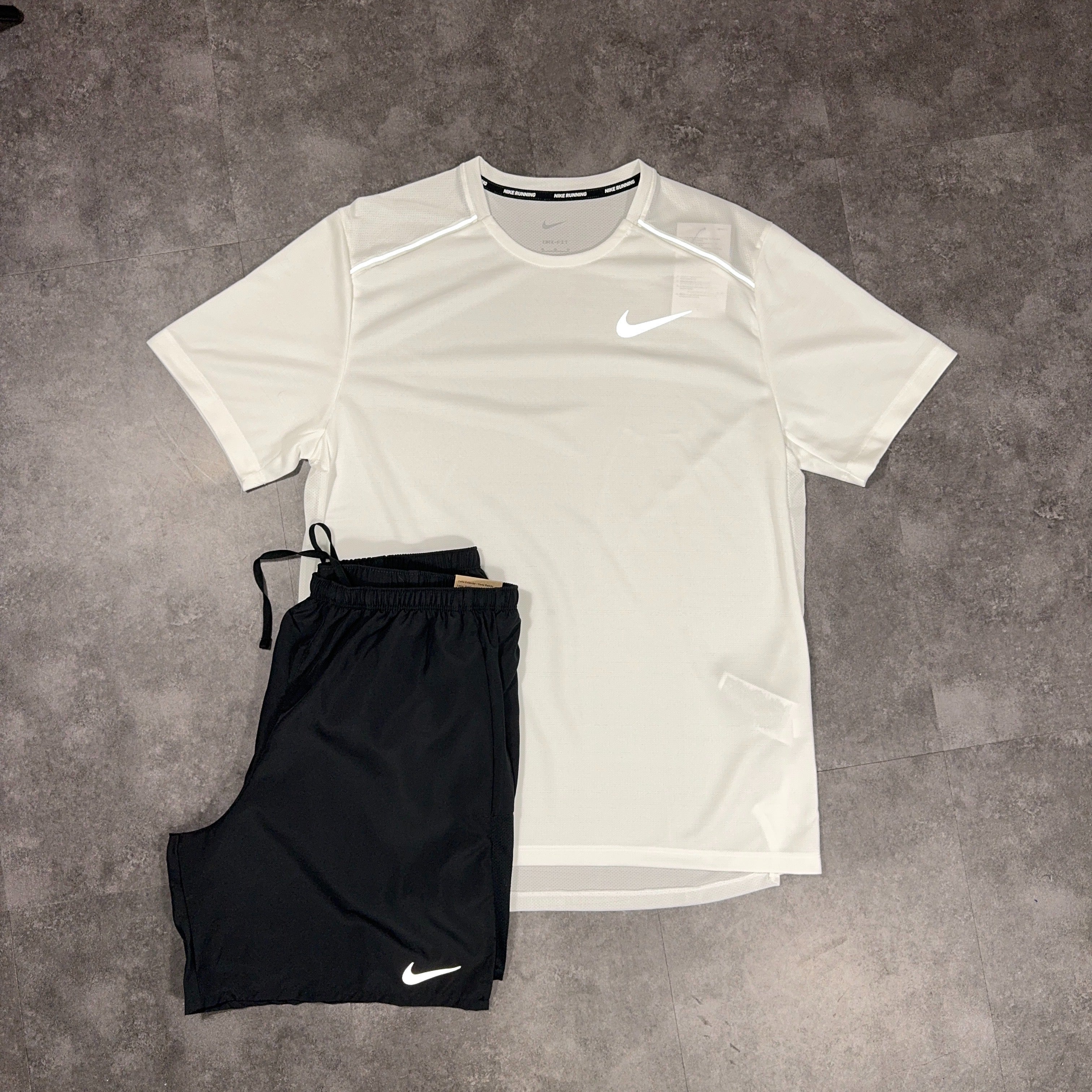 Nike Miler Set White/Black