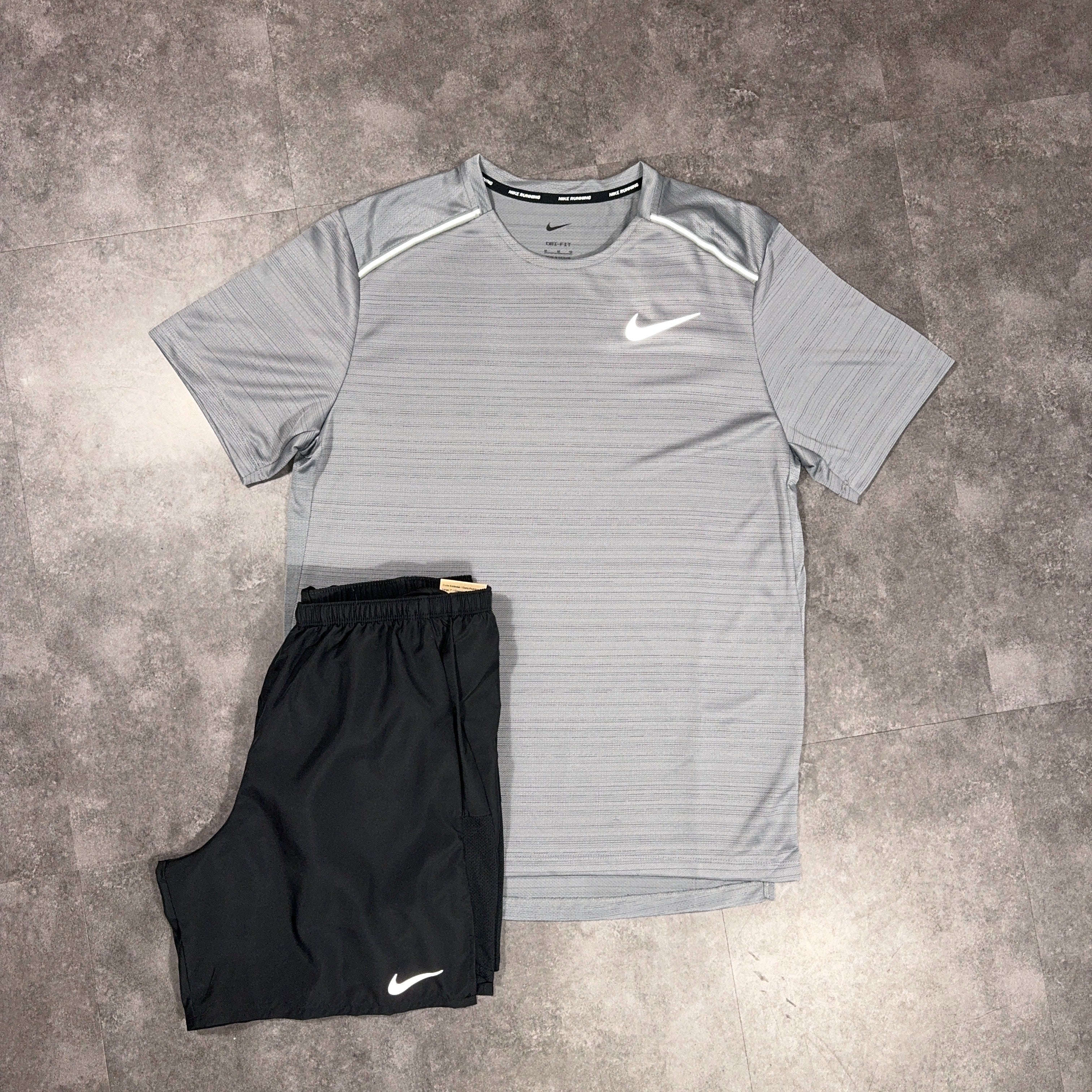 Nike Miler Set Grey/Black
