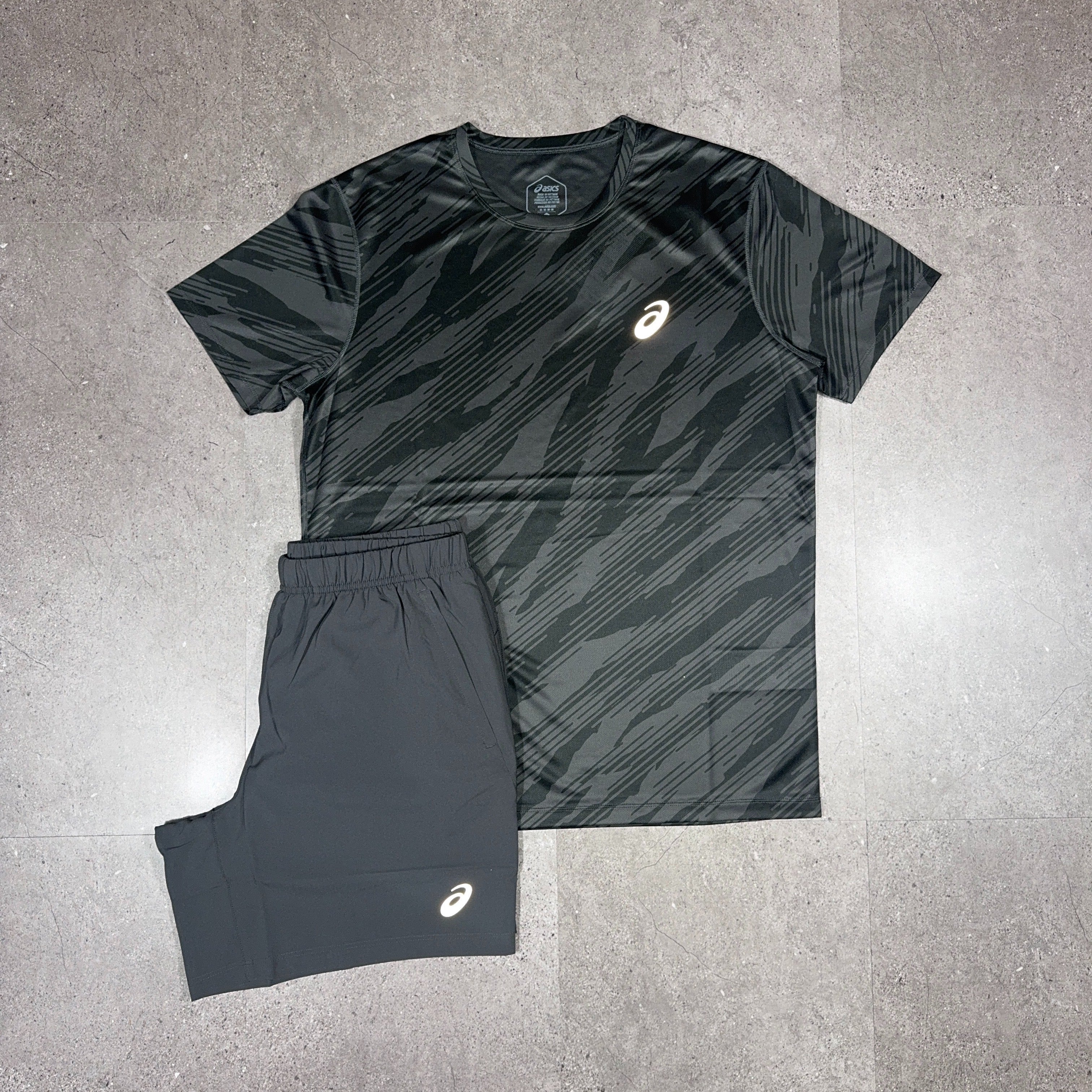 Asics Core Print Set Black/Grey