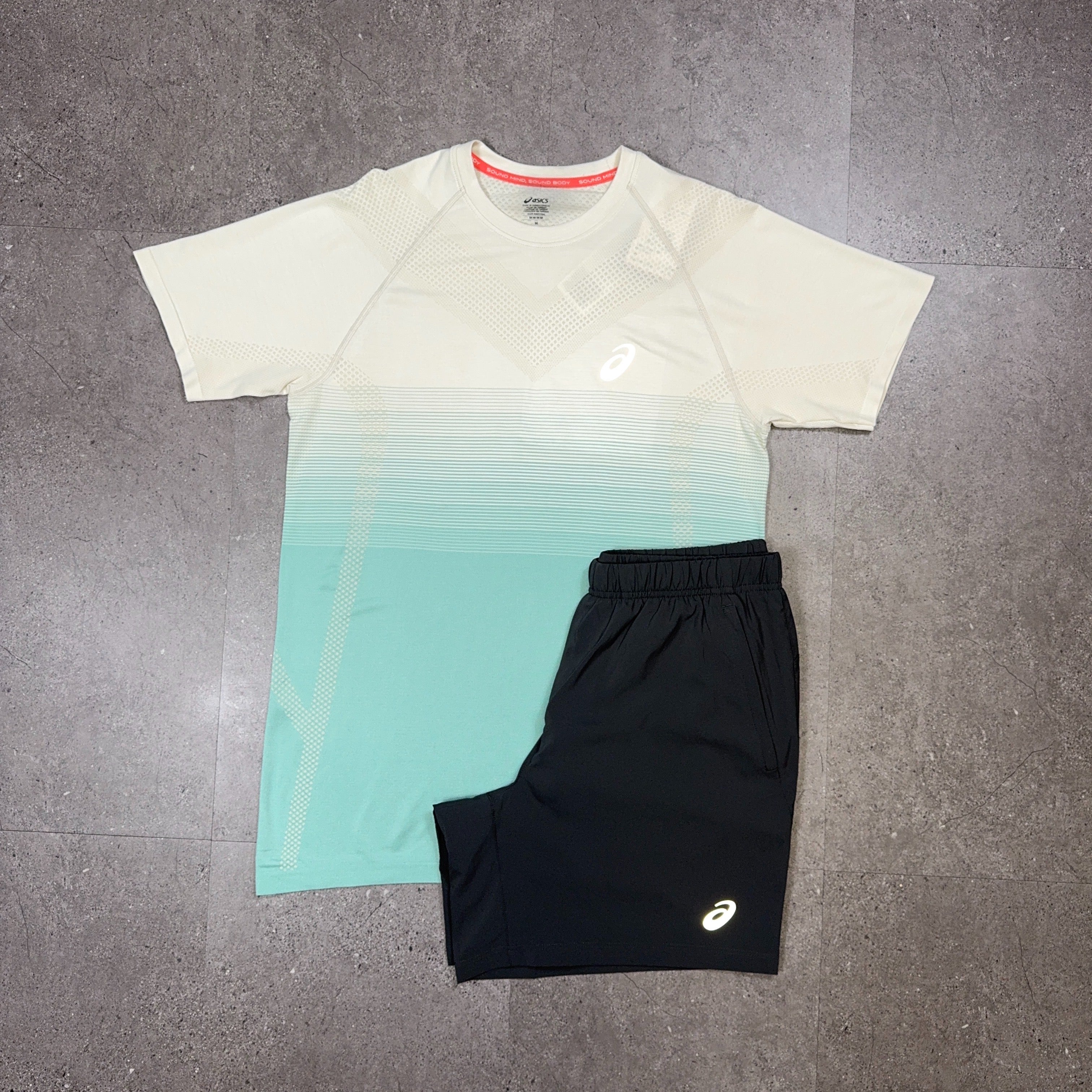 Asics Seamless Set Oasis Green/Grey