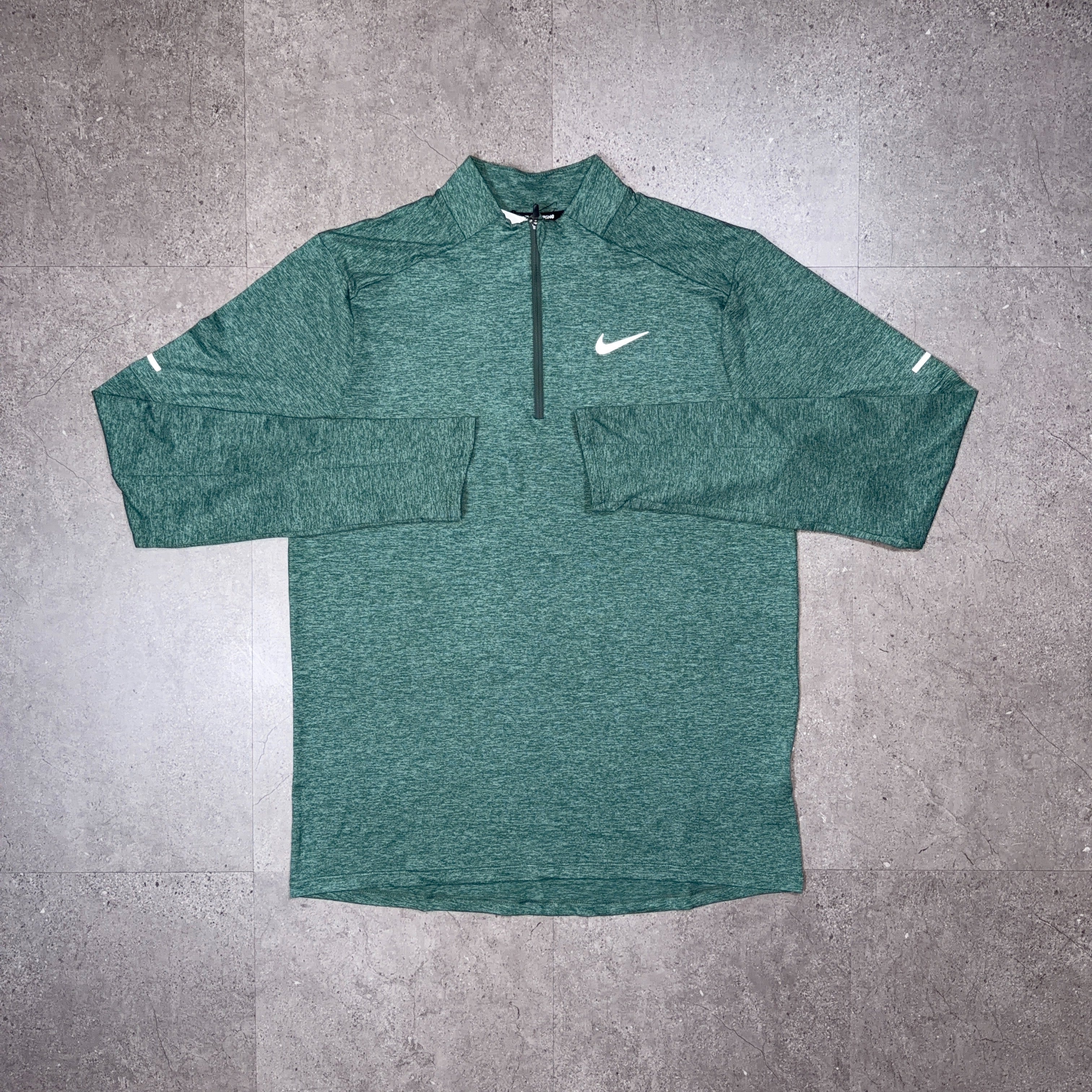 Nike Element Half Zip Vintage Green