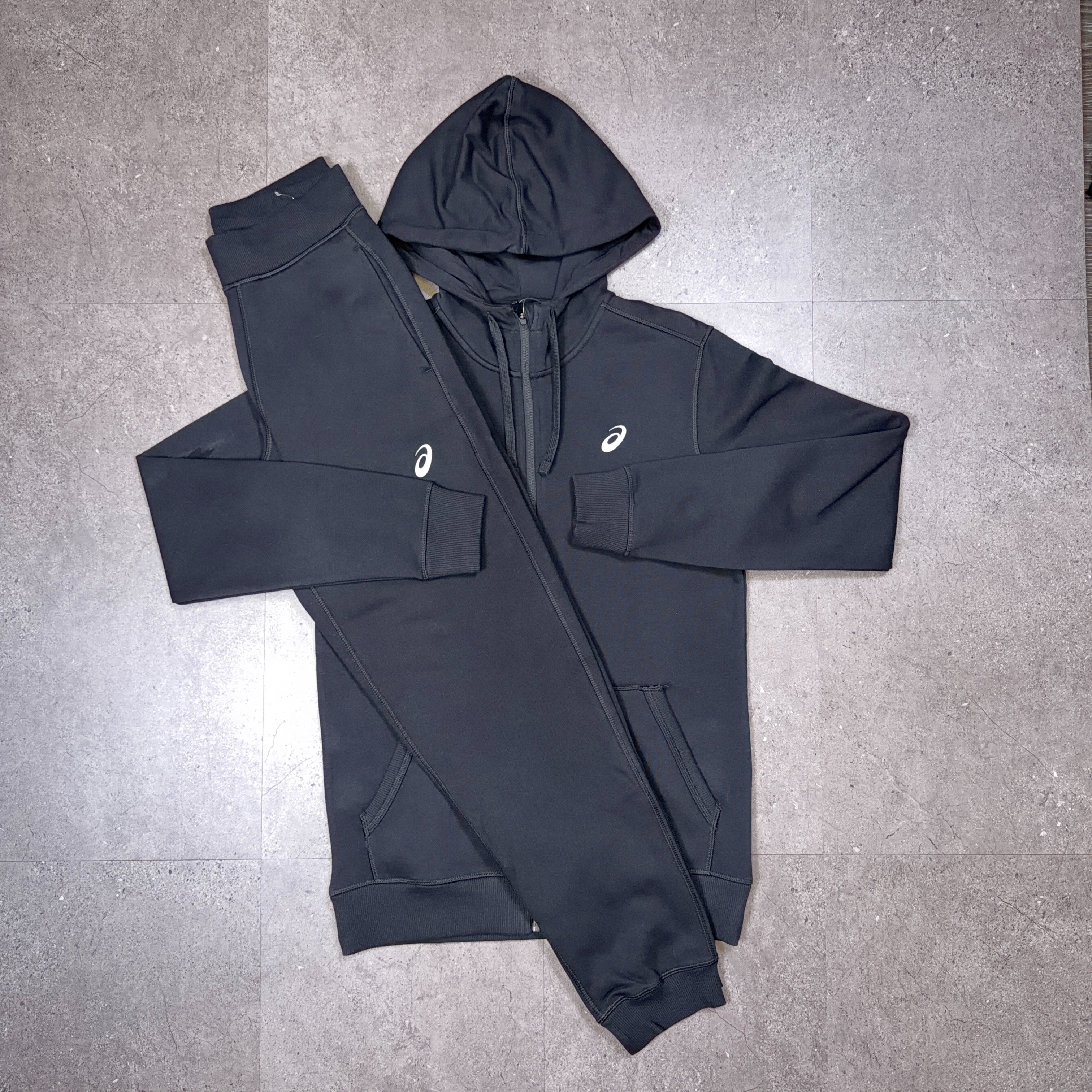 Asics Sport Zip Tracksuit Black