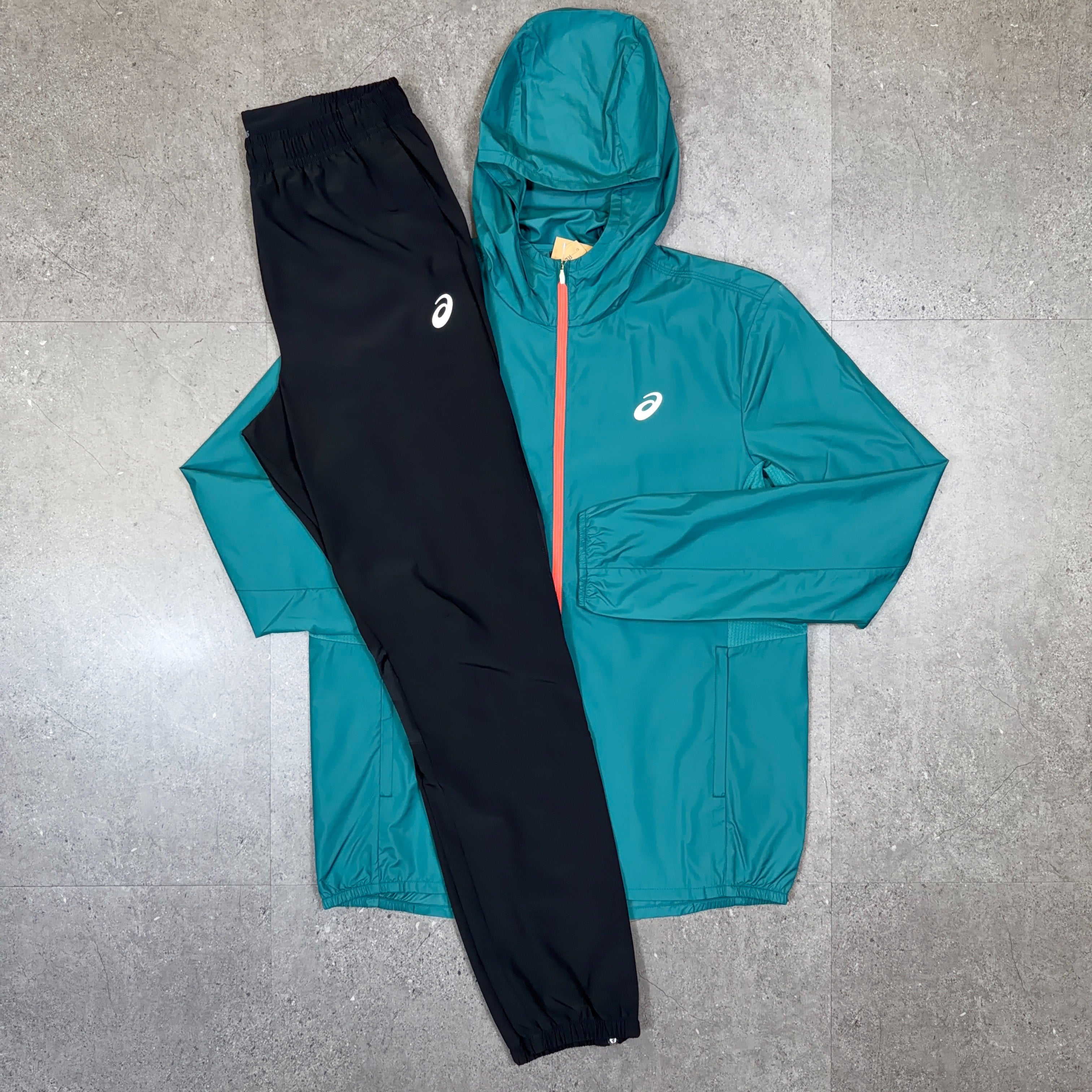 Asics Tracksuit Rainy Lake/Black