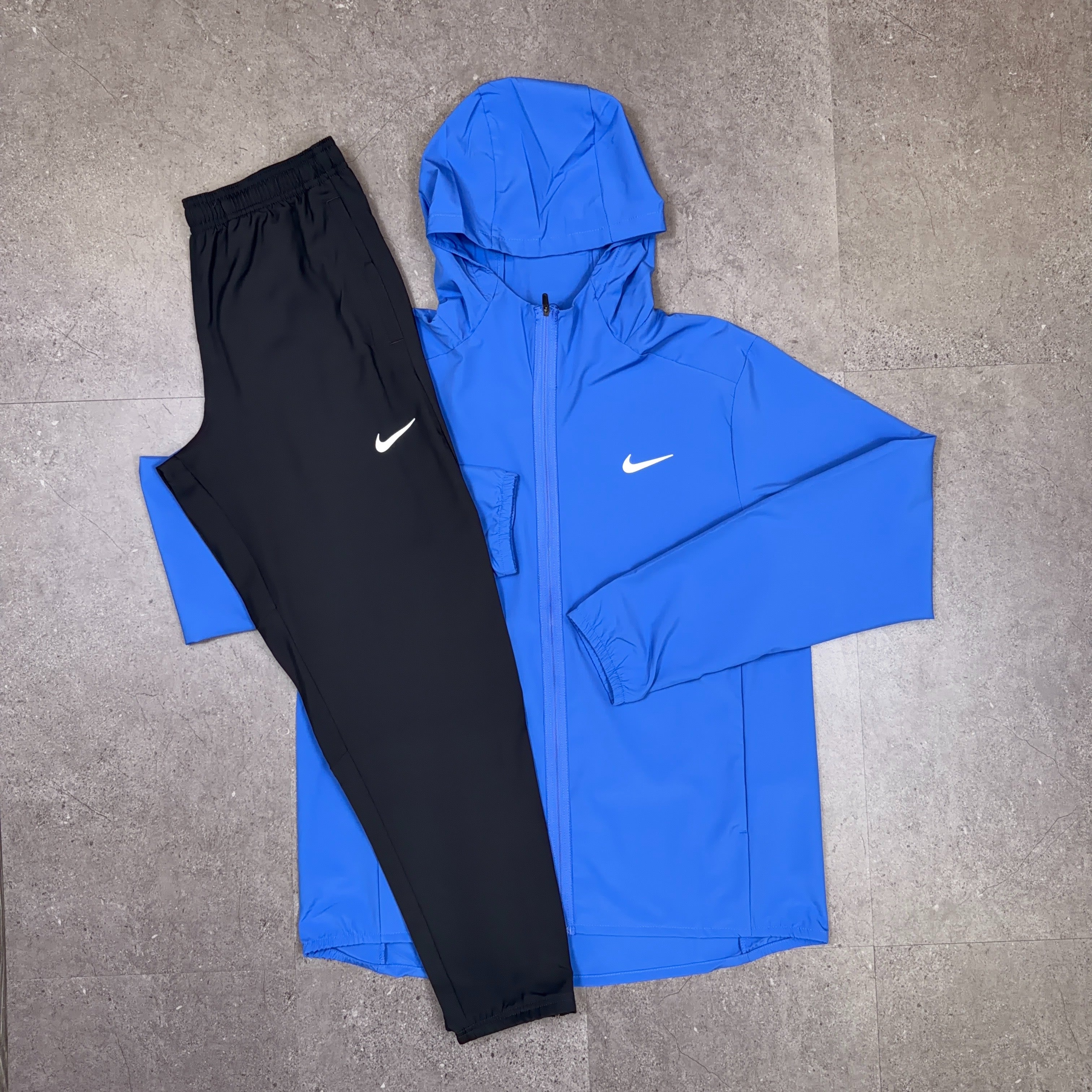 Nike Woven Tracksuit Set Blue/Black