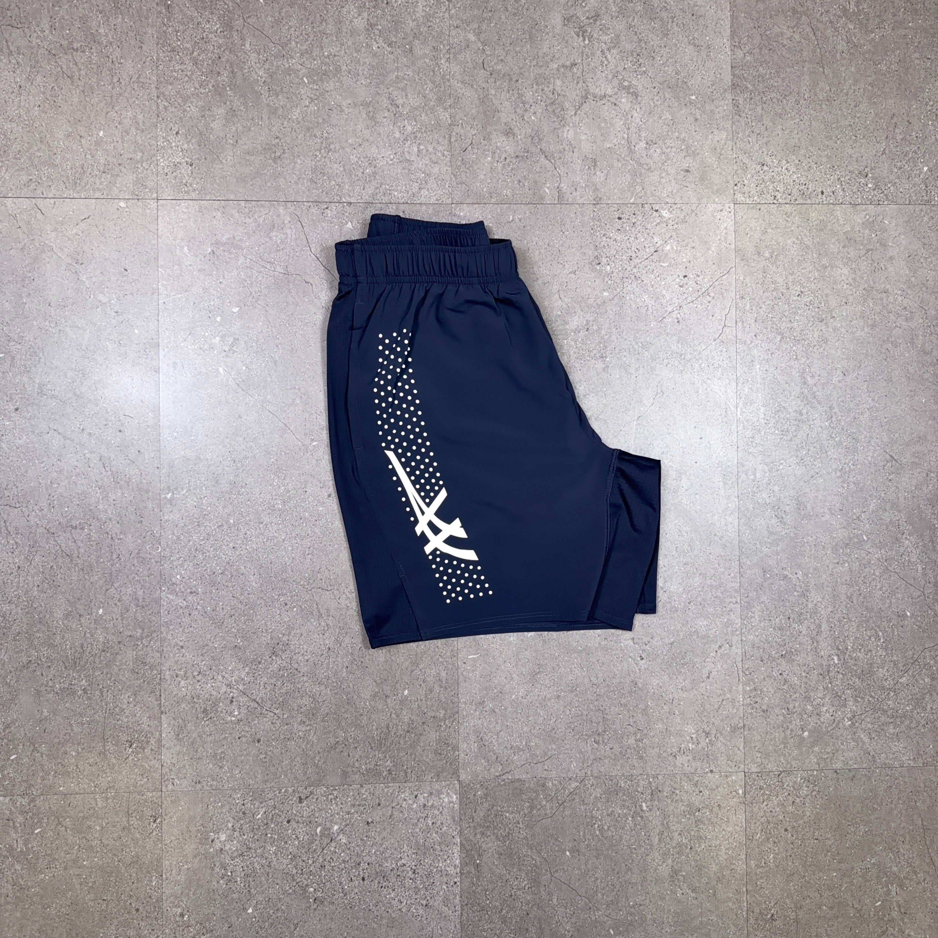 Asics Icon Shorts Midnight/White