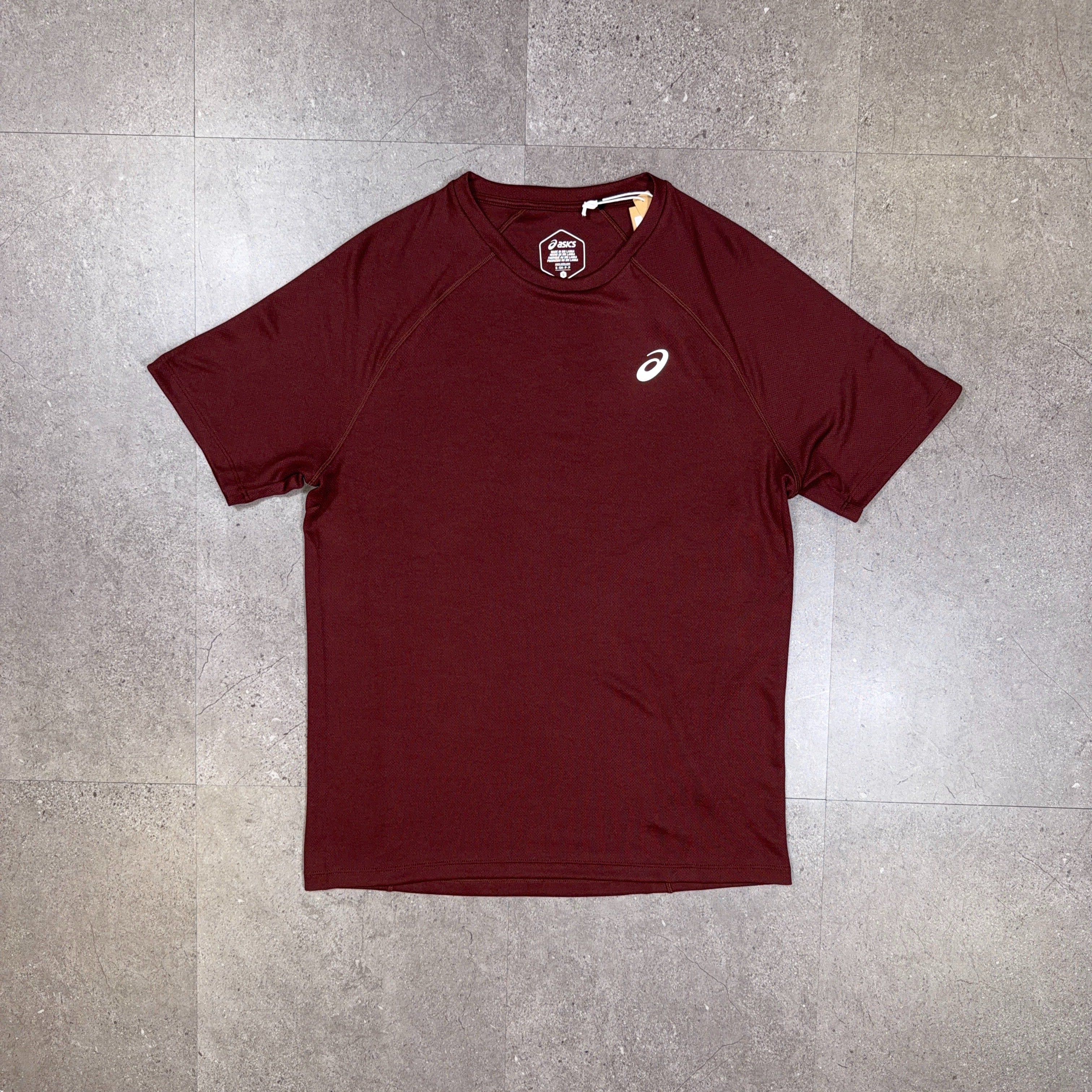 Asics Sport Run T-Shirt Dark Red
