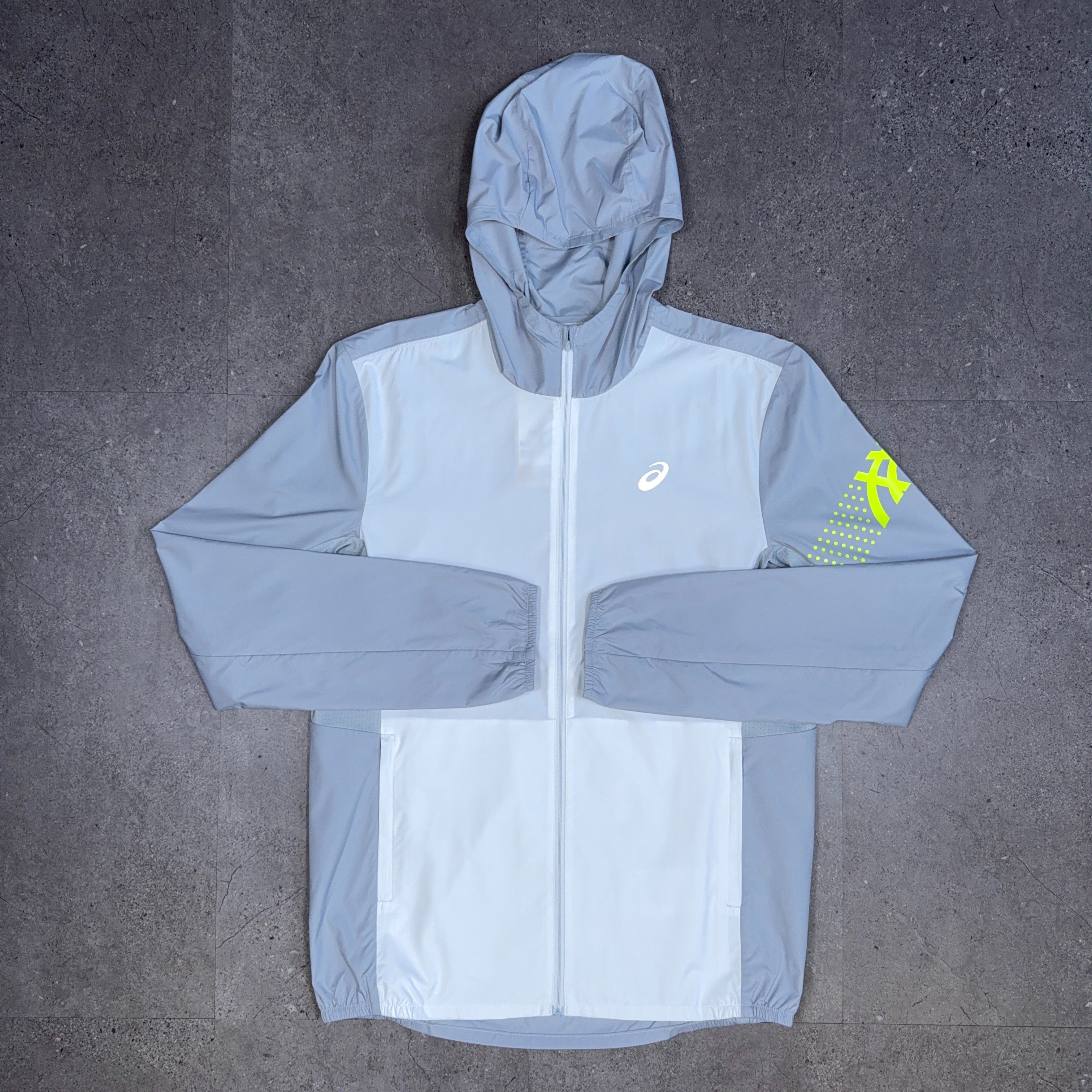 Asics Icon Windrunner Grey/White/Neon