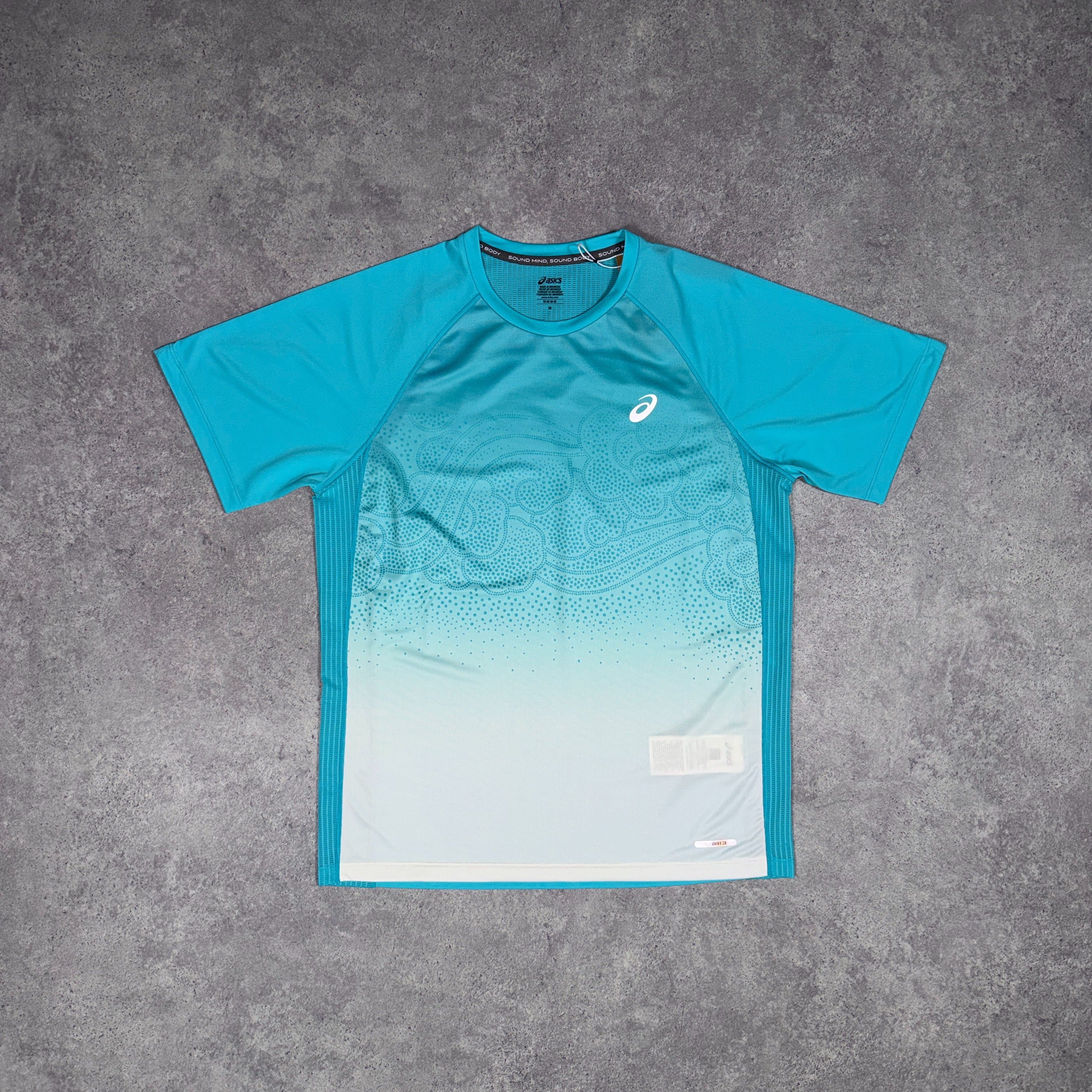 Asics Road Fade T-Shirt Energy Aqua
