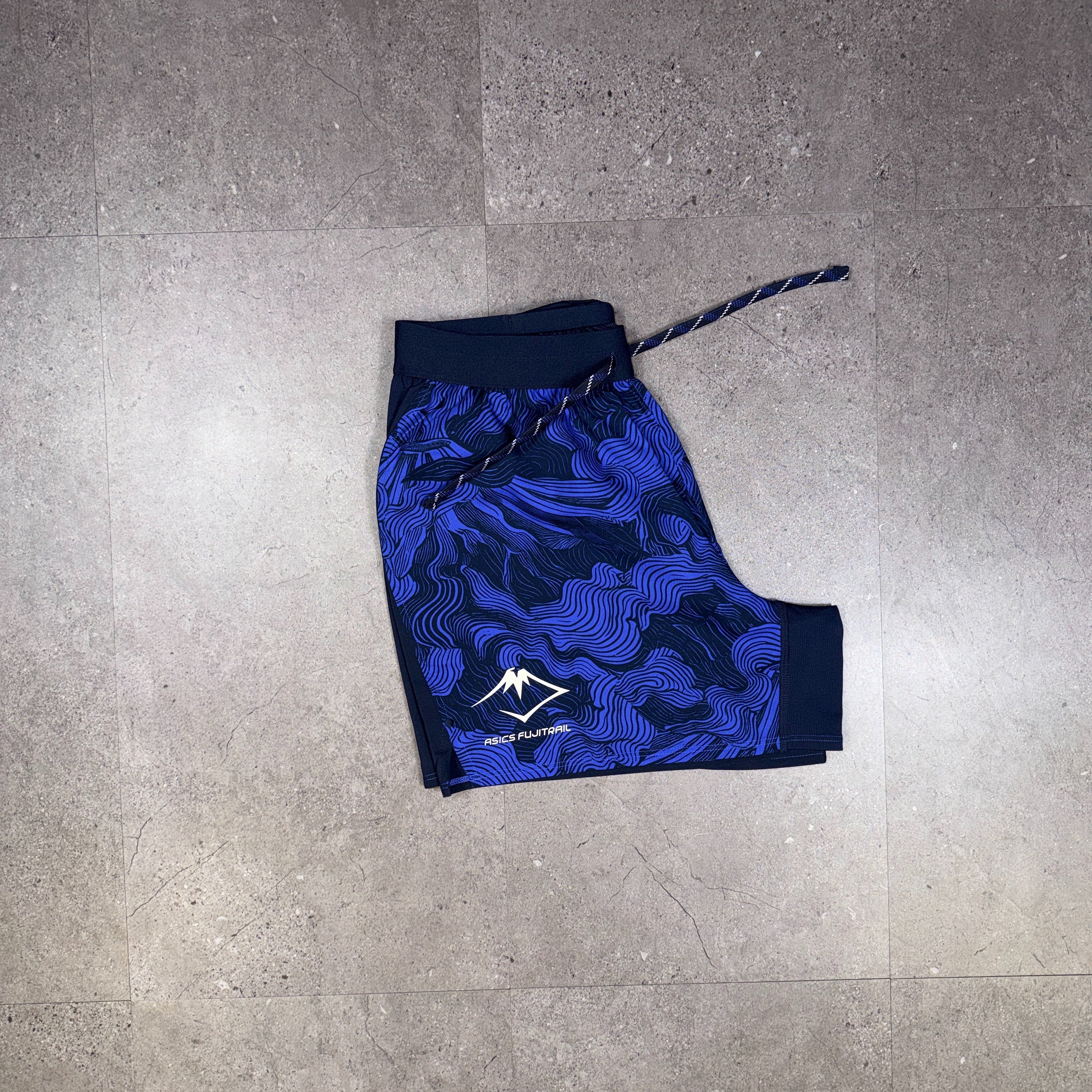 Asics Fujitrail Shorts Midnight/Cobalt Burst