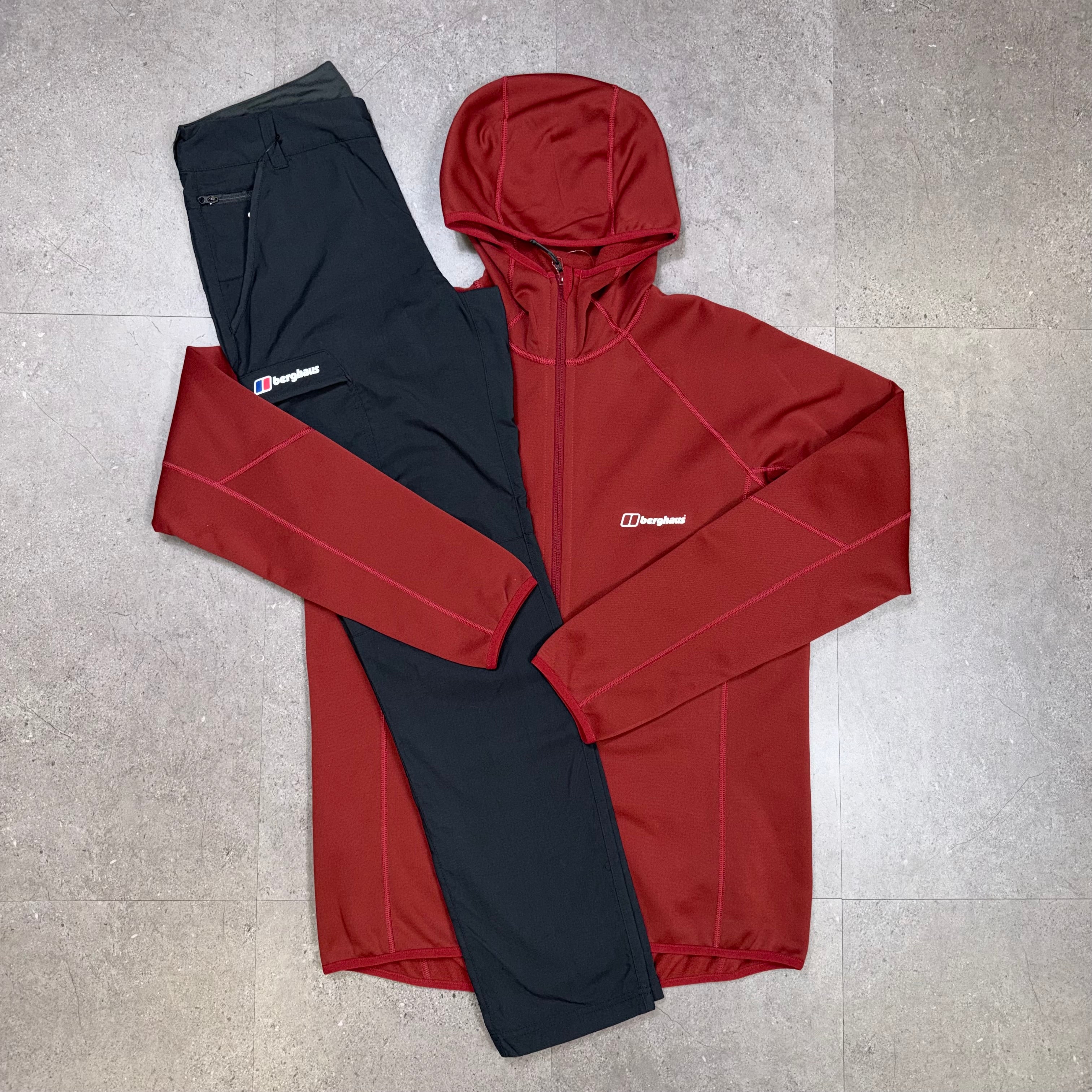 Berghaus Abbeystead Tracksuit Set Maroon/Black