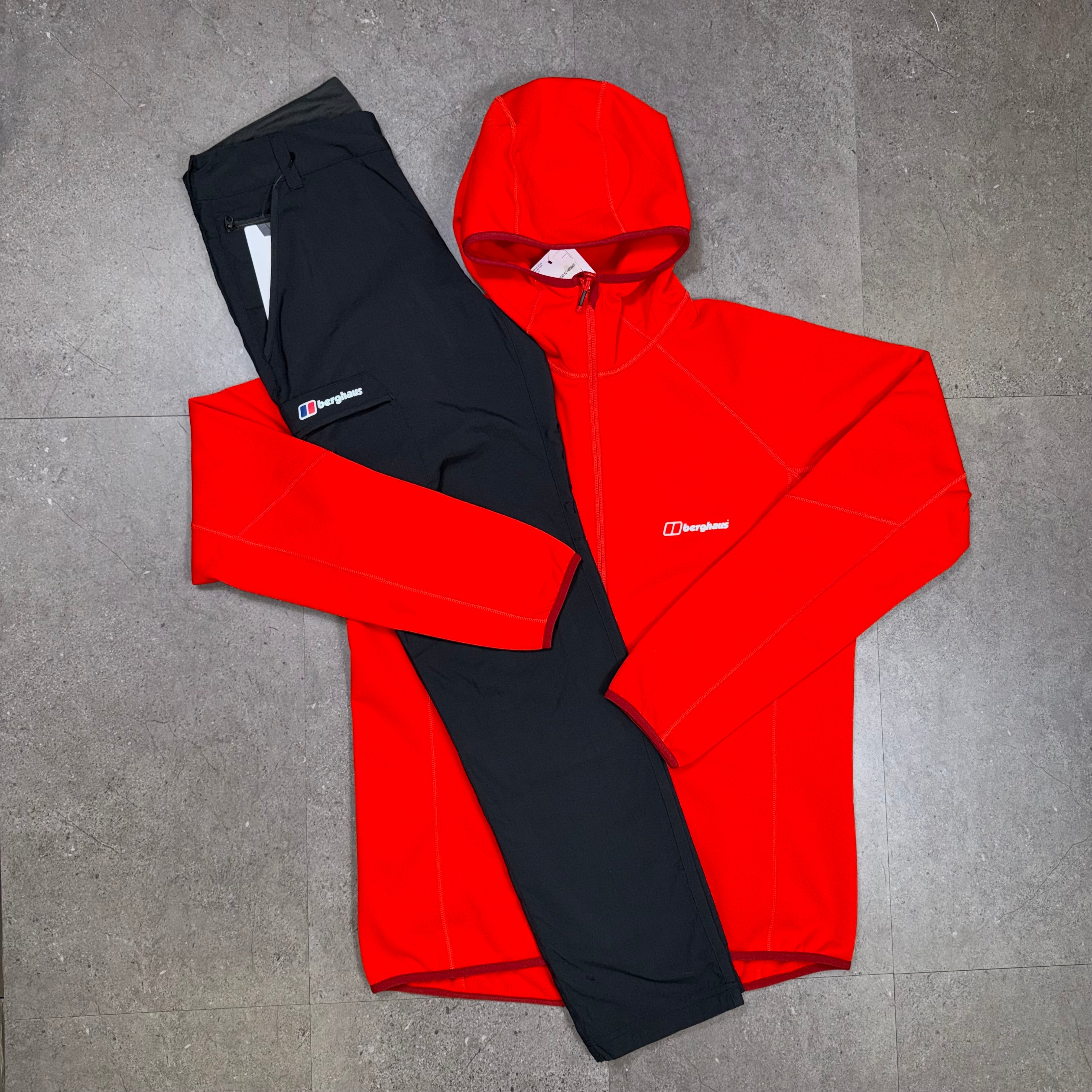 Berghaus Abbeystead Tracksuit Set Red/Black