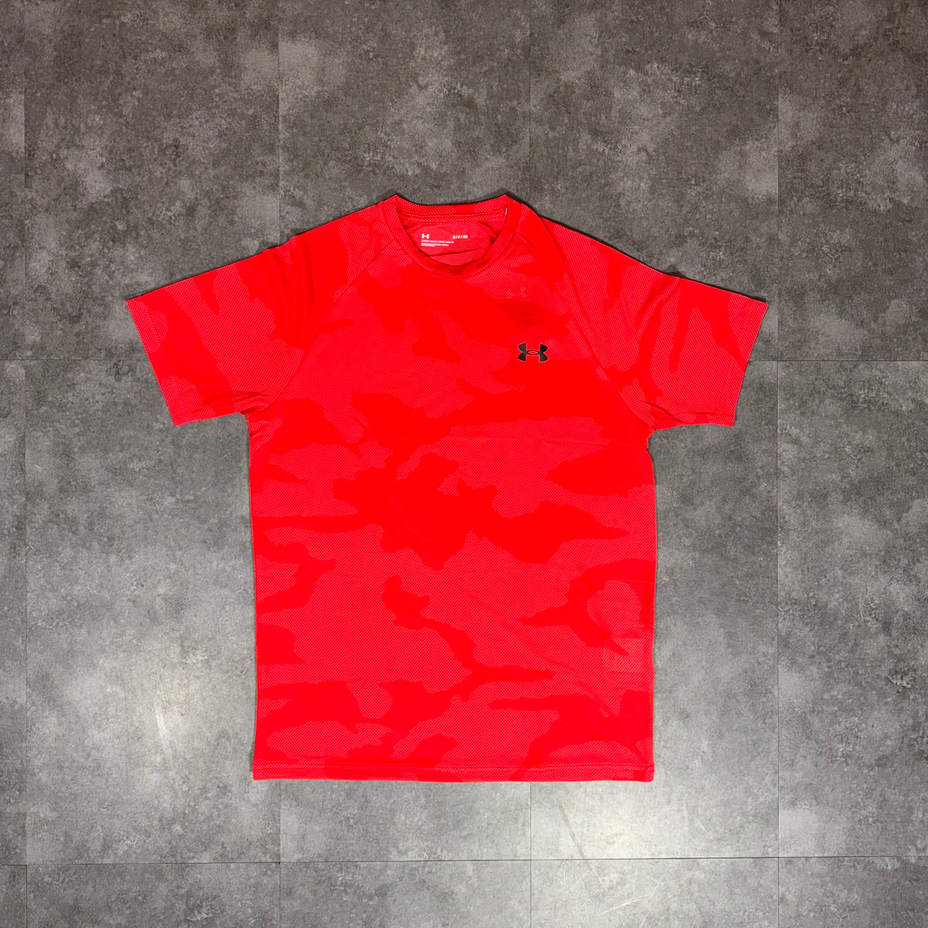 Under Armour Camo T-Shirt Red