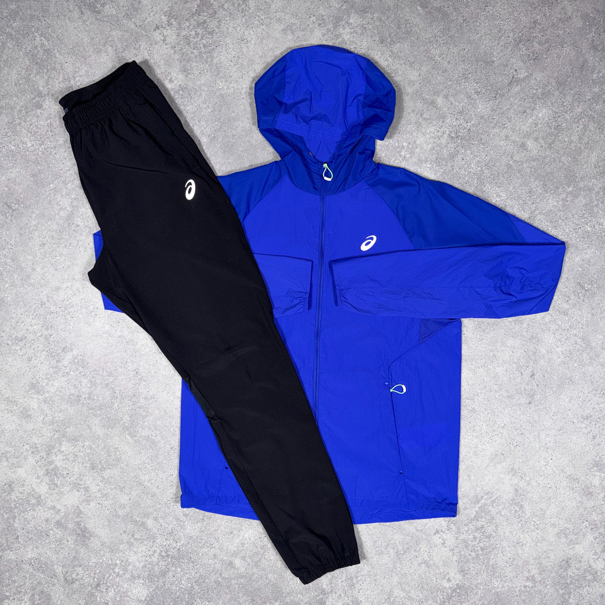 Asics Road Tracksuit Set Cobalt Burst/Black