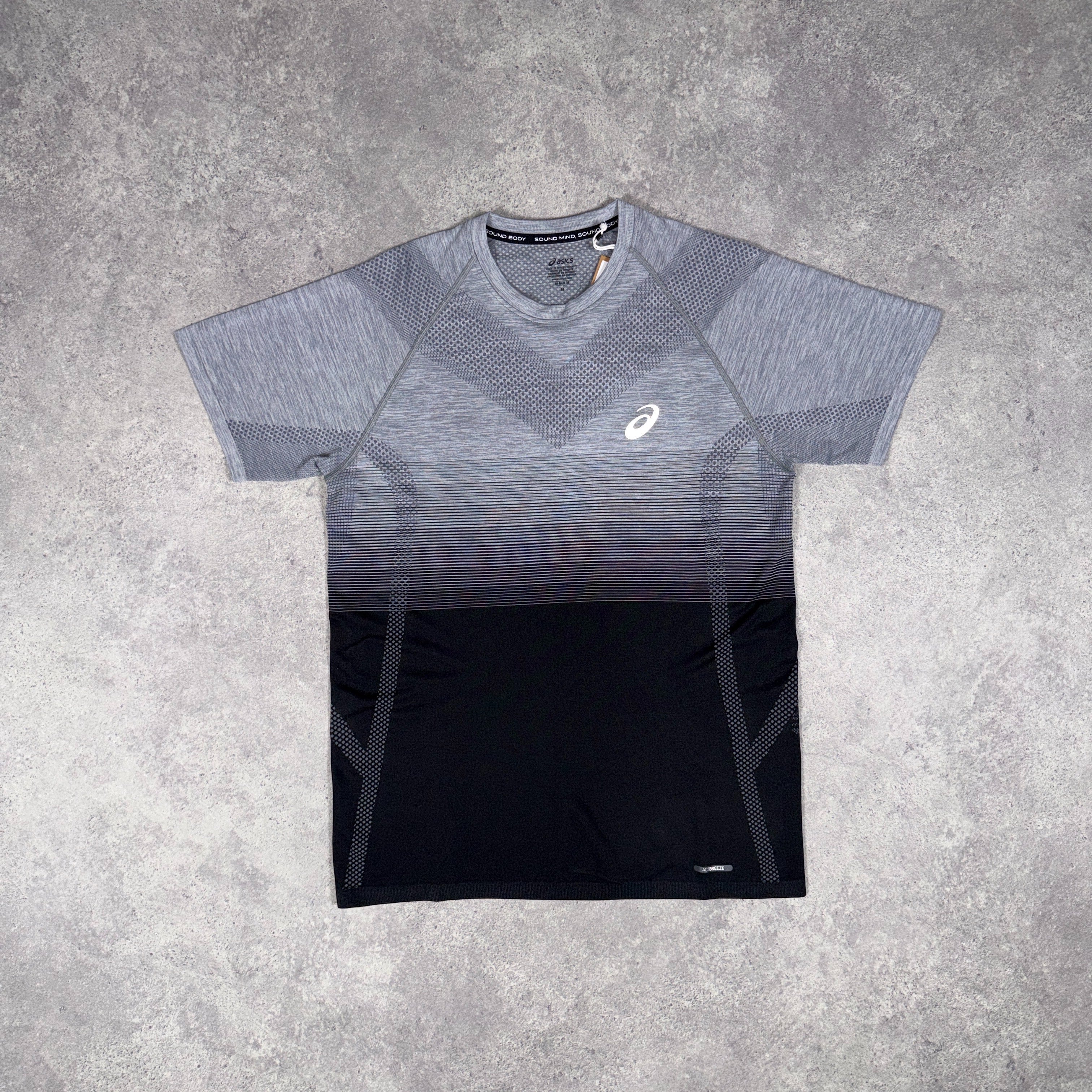 Asics Seamless T-Shirt Black/Grey