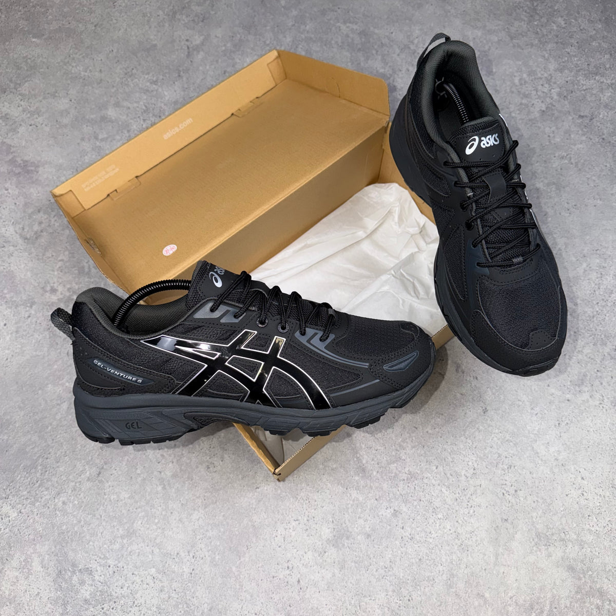 Asics Gel Venture 6 Triple Black