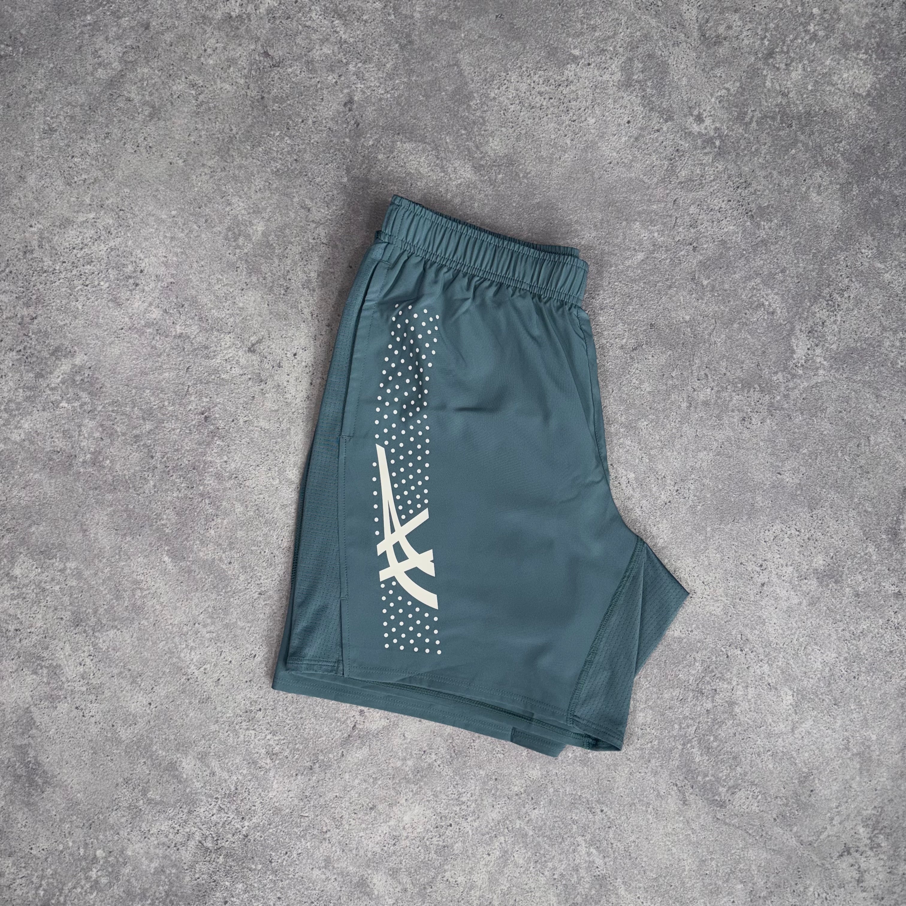 Asics Icon Shorts Foggy Teal