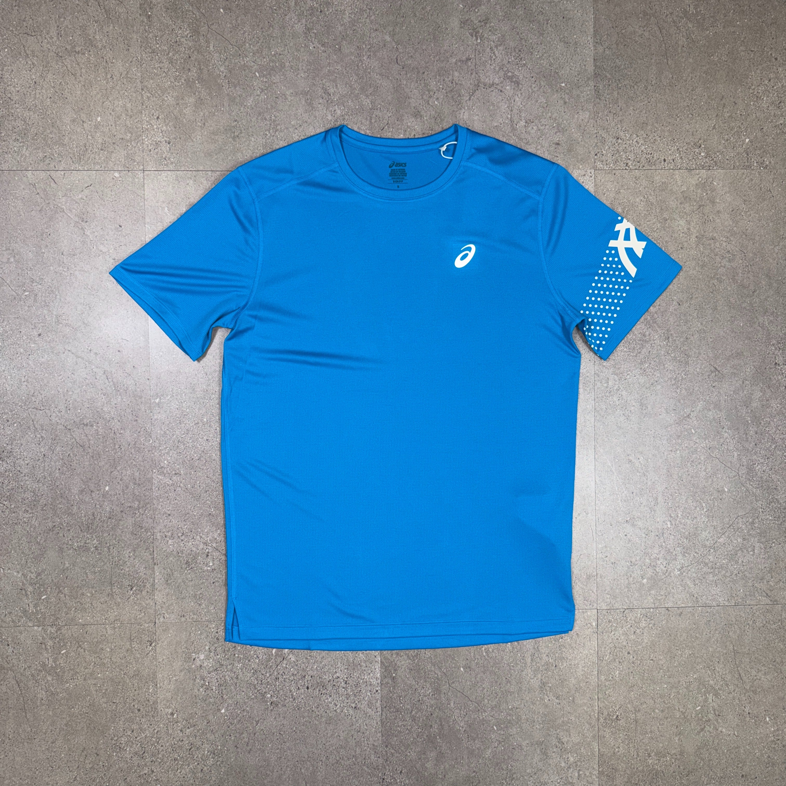 Asics Icon T-Shirt Aegean Blue/Cream