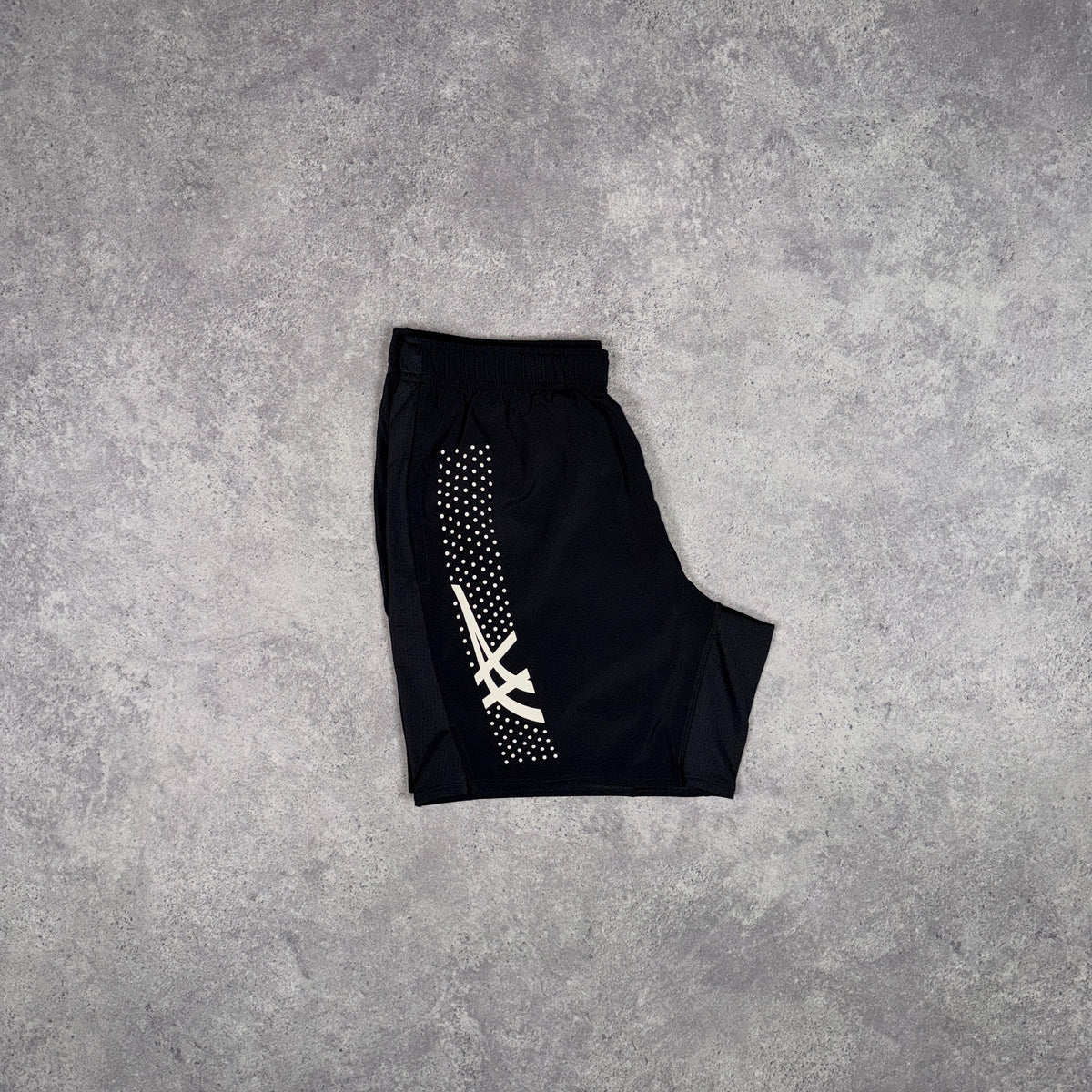 Asics Icon 4 Piece Tracksuit and Shorts Set Black/White