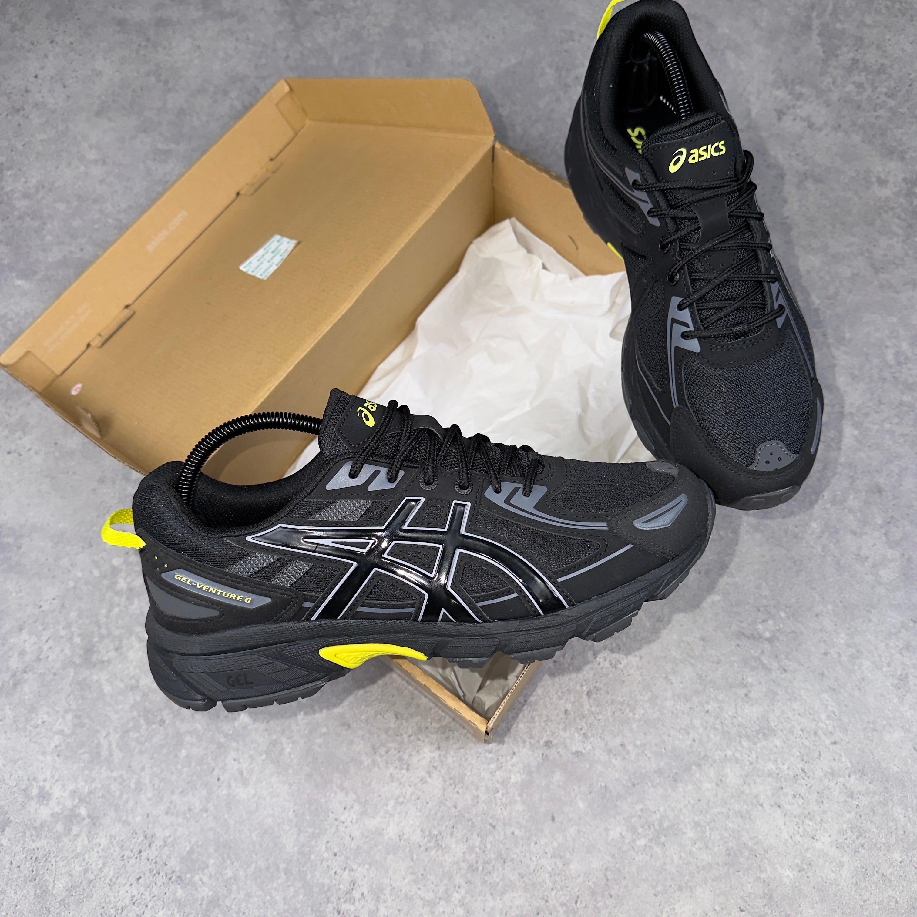 Asics Gel Venture 6 Black/Yellow