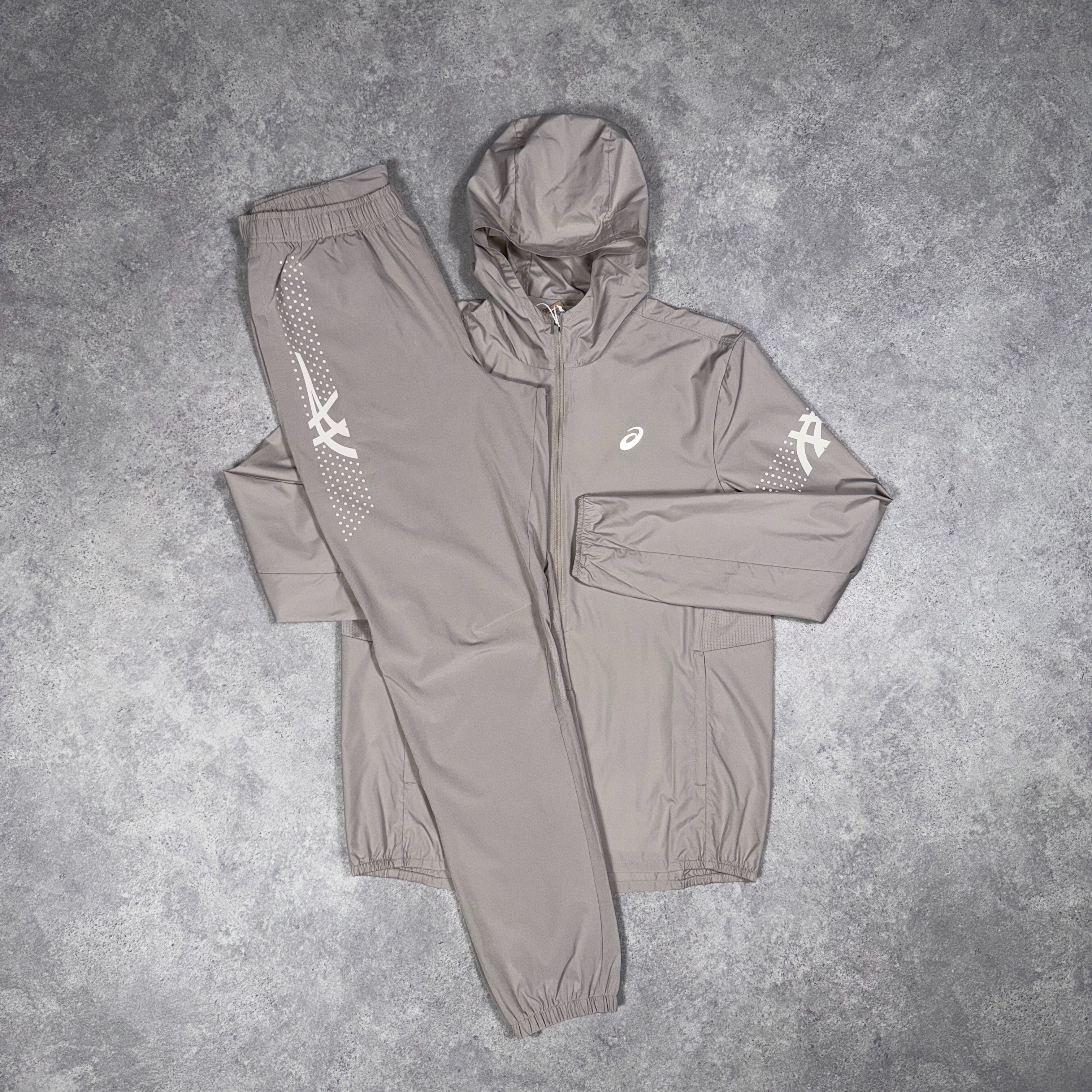 Asics Icon Tracksuit Set Moonrock