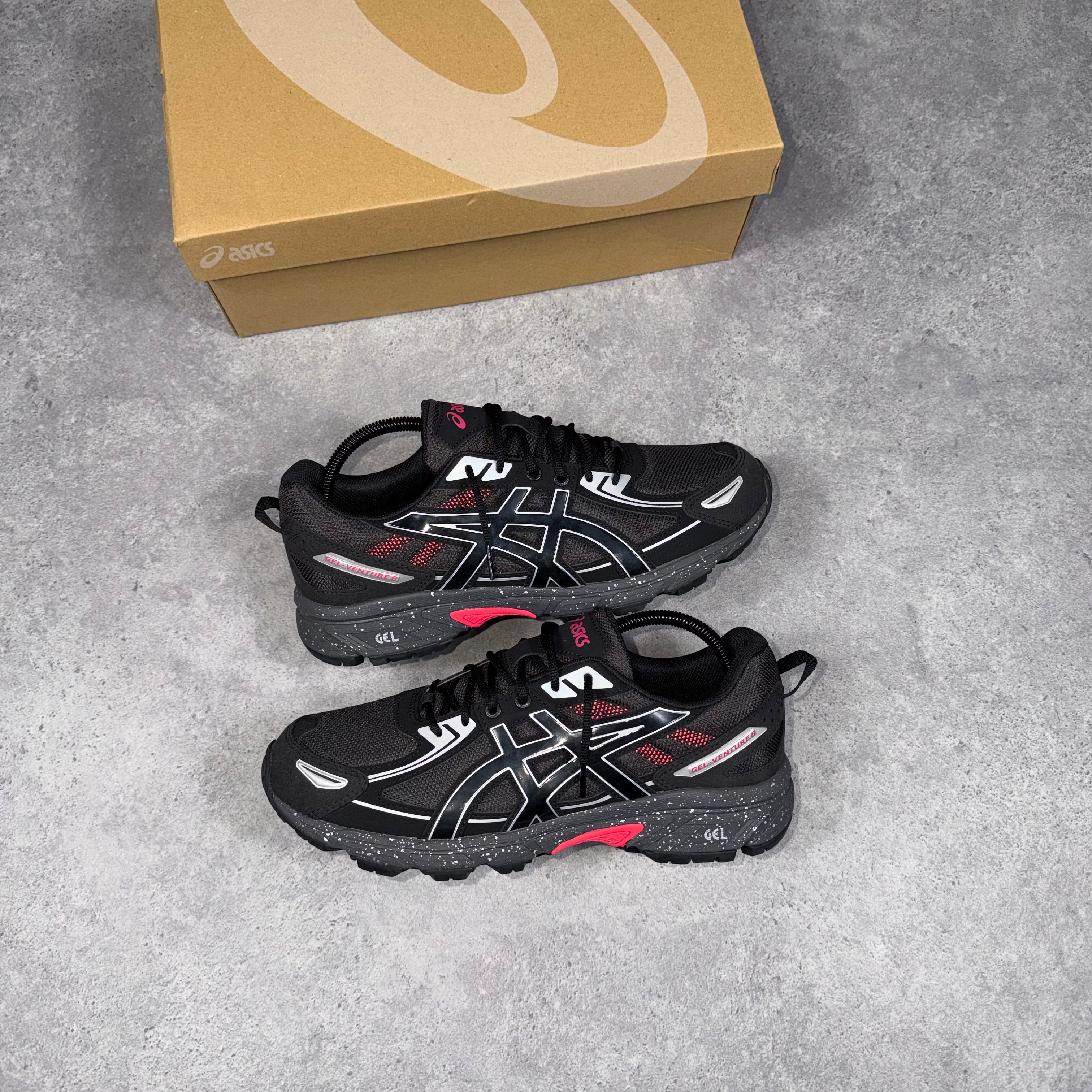 Asics Gel Venture 6 Obsidian Grey Black