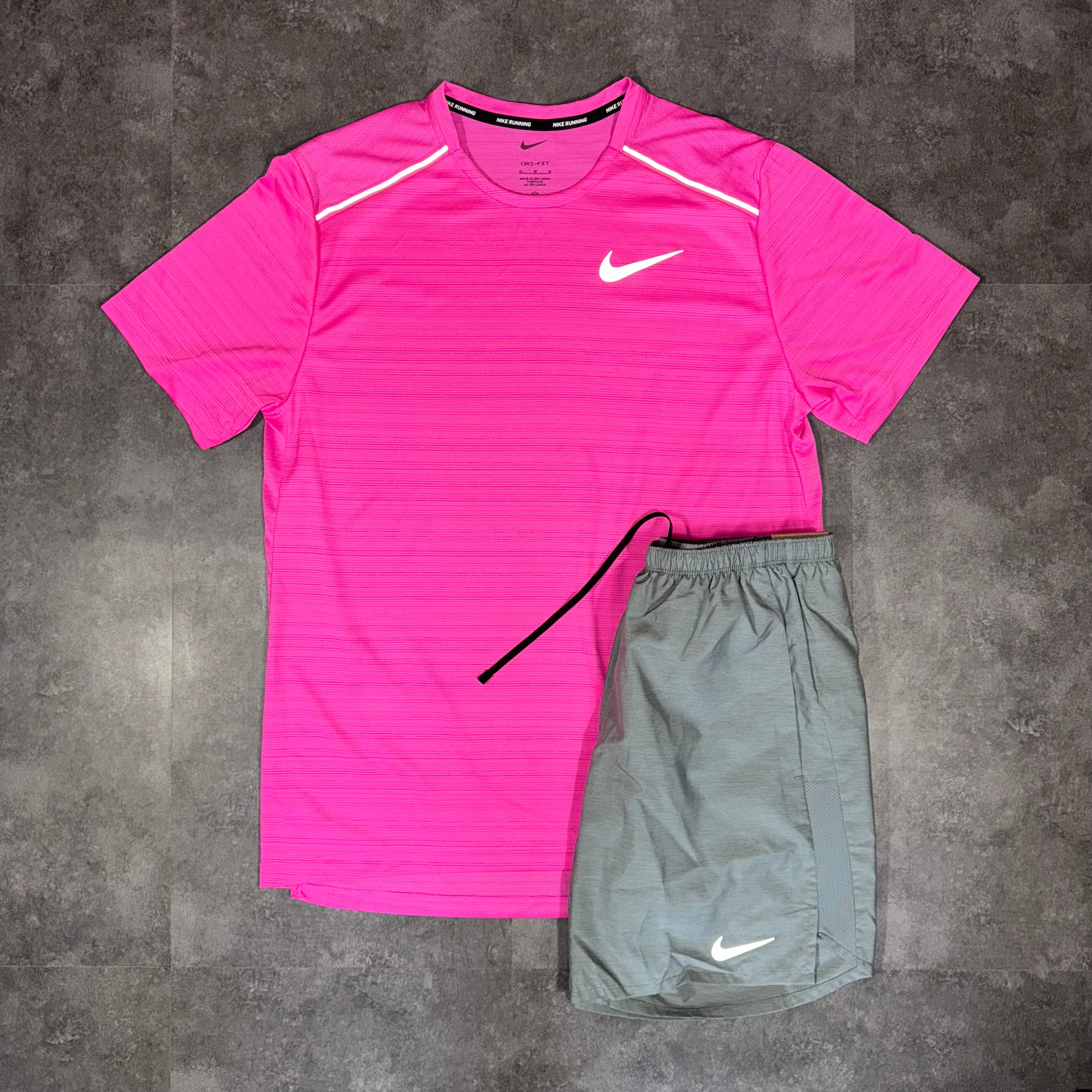 Nike Miler Set Pink/Grey