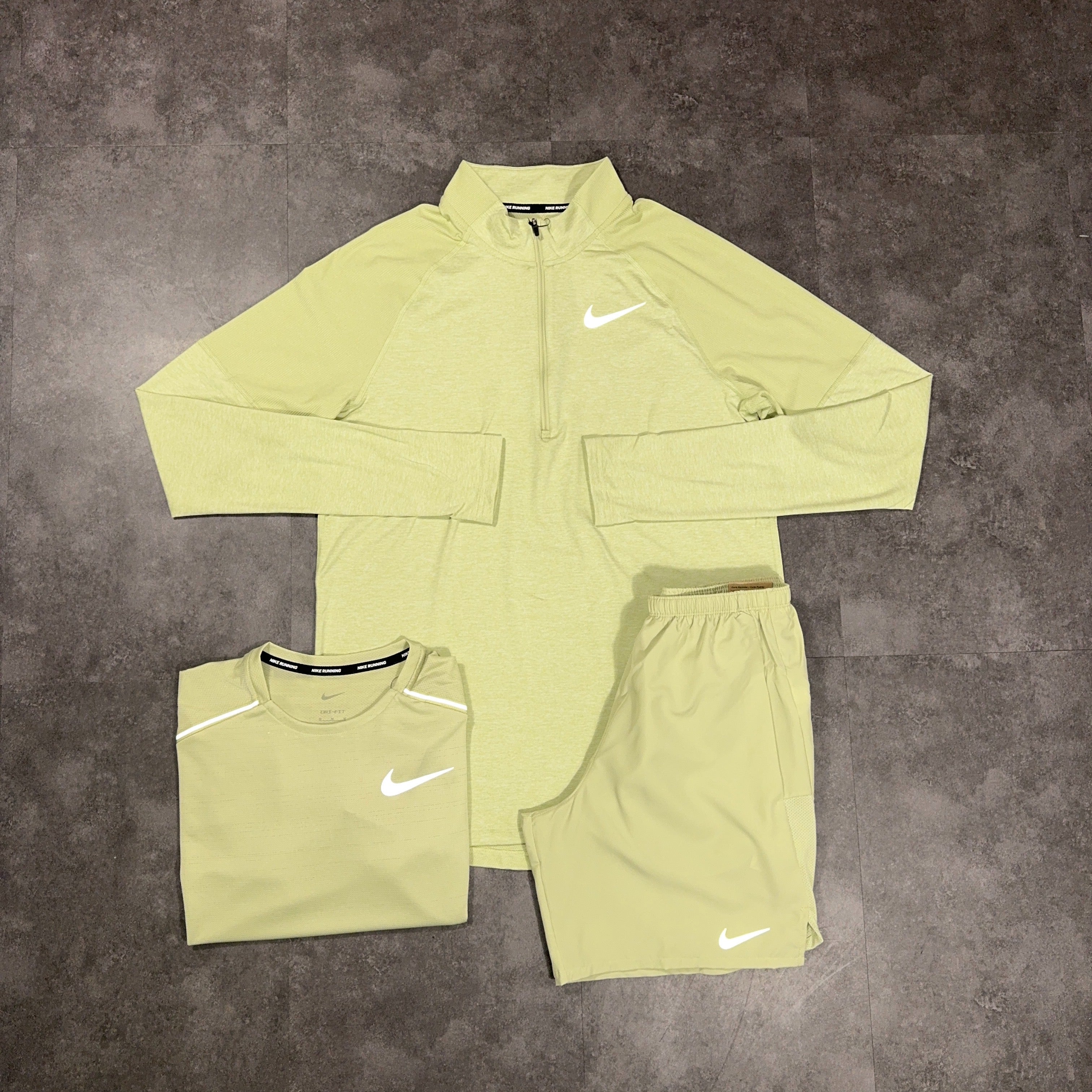 Nike Half Zip 3 Piece Set Olive Aura