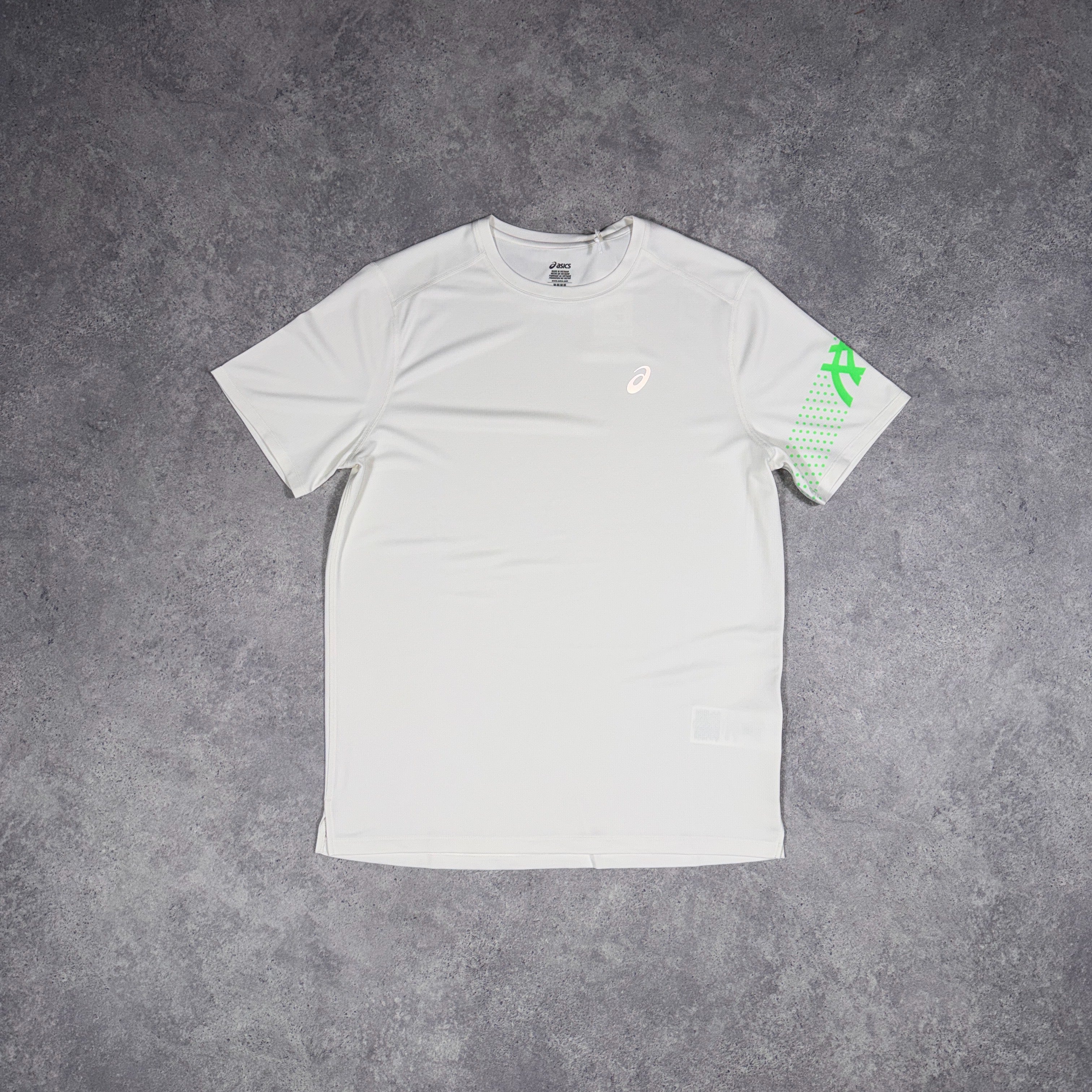 Asics Icon T-Shirt Cream/Vital Green