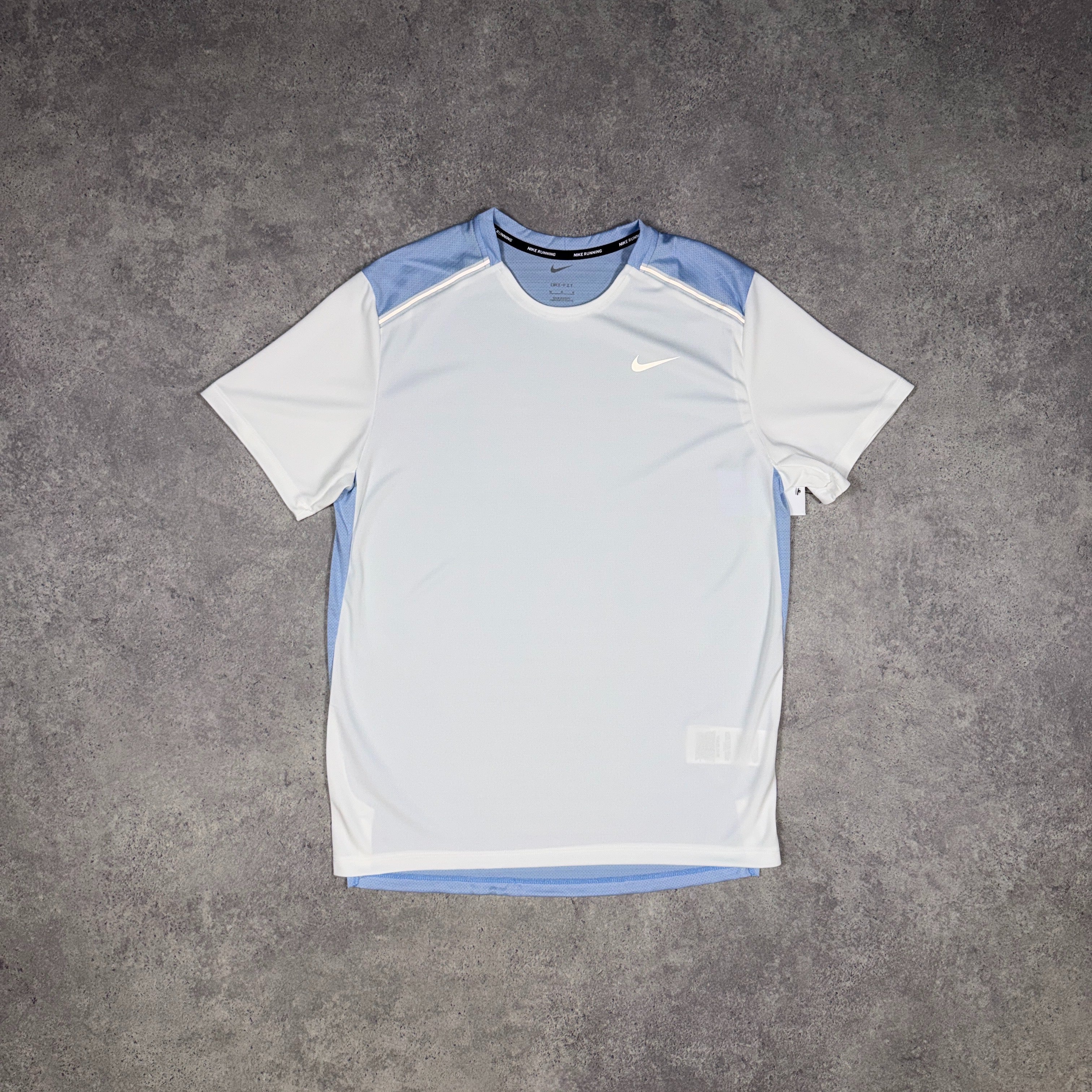 Nike Miler T-Shirt White/Cobalt
