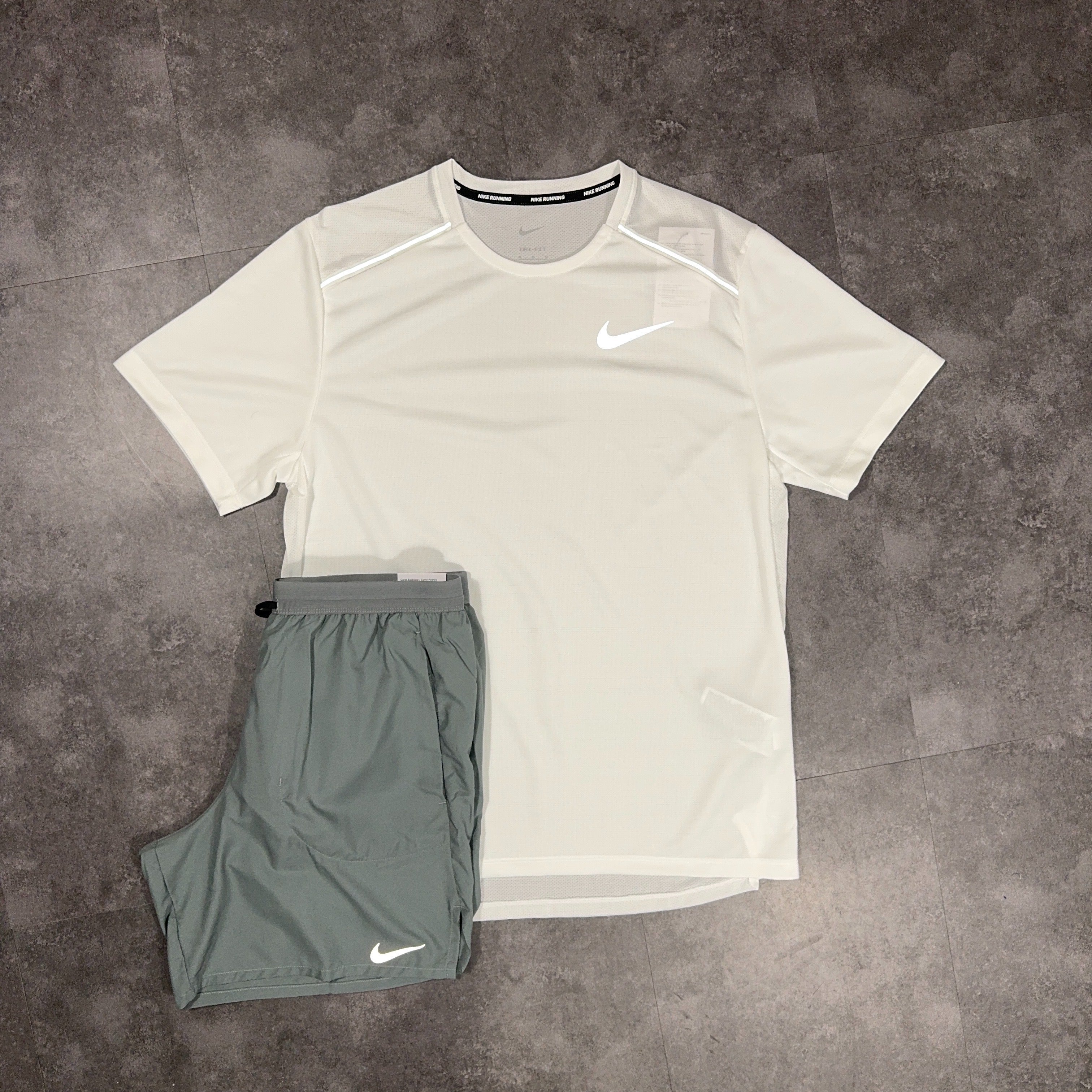 Nike Miler Set White/Grey flex