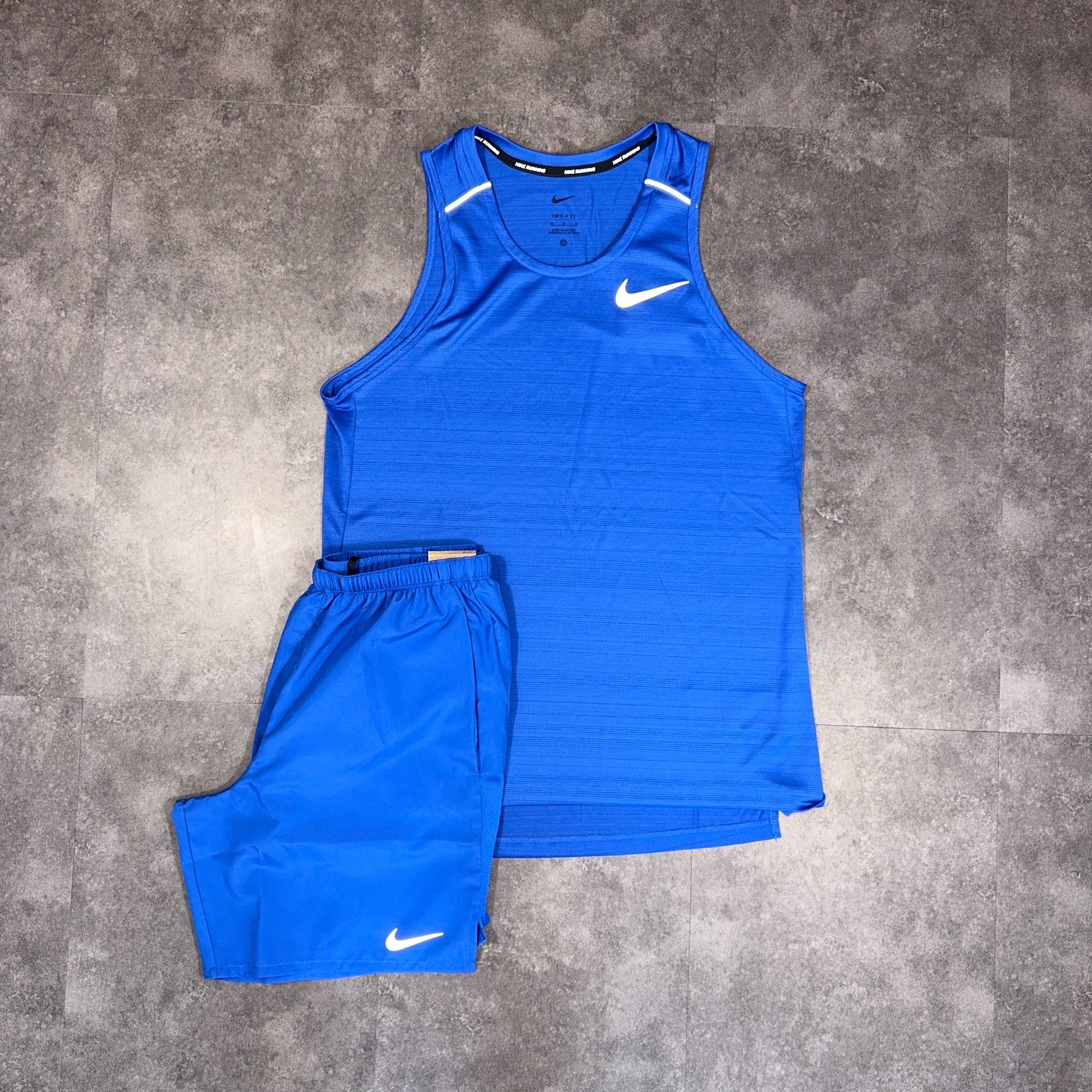 Nike Miler Vest Set Royal Blue