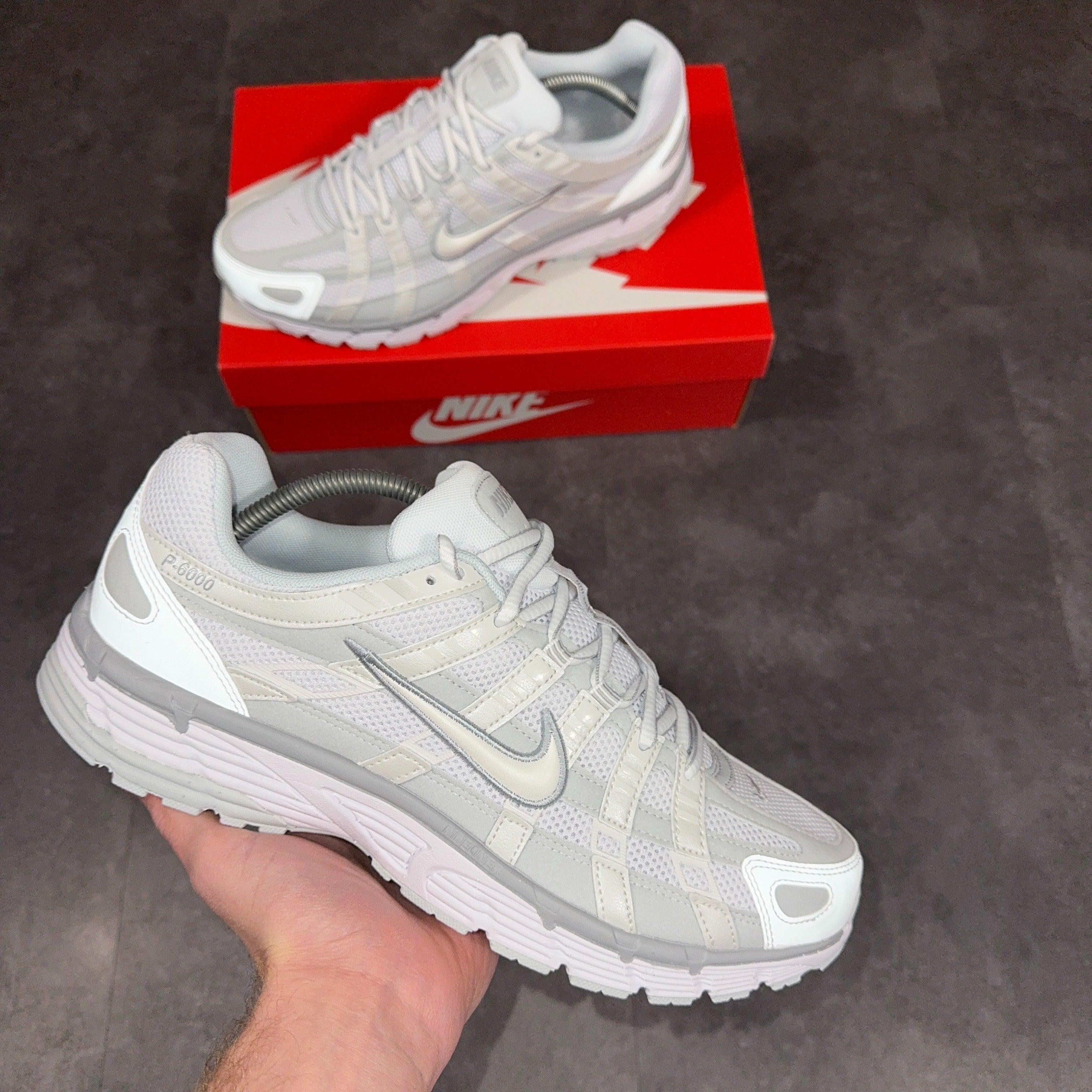Nike P-6000 Summit White Pure Platinum
