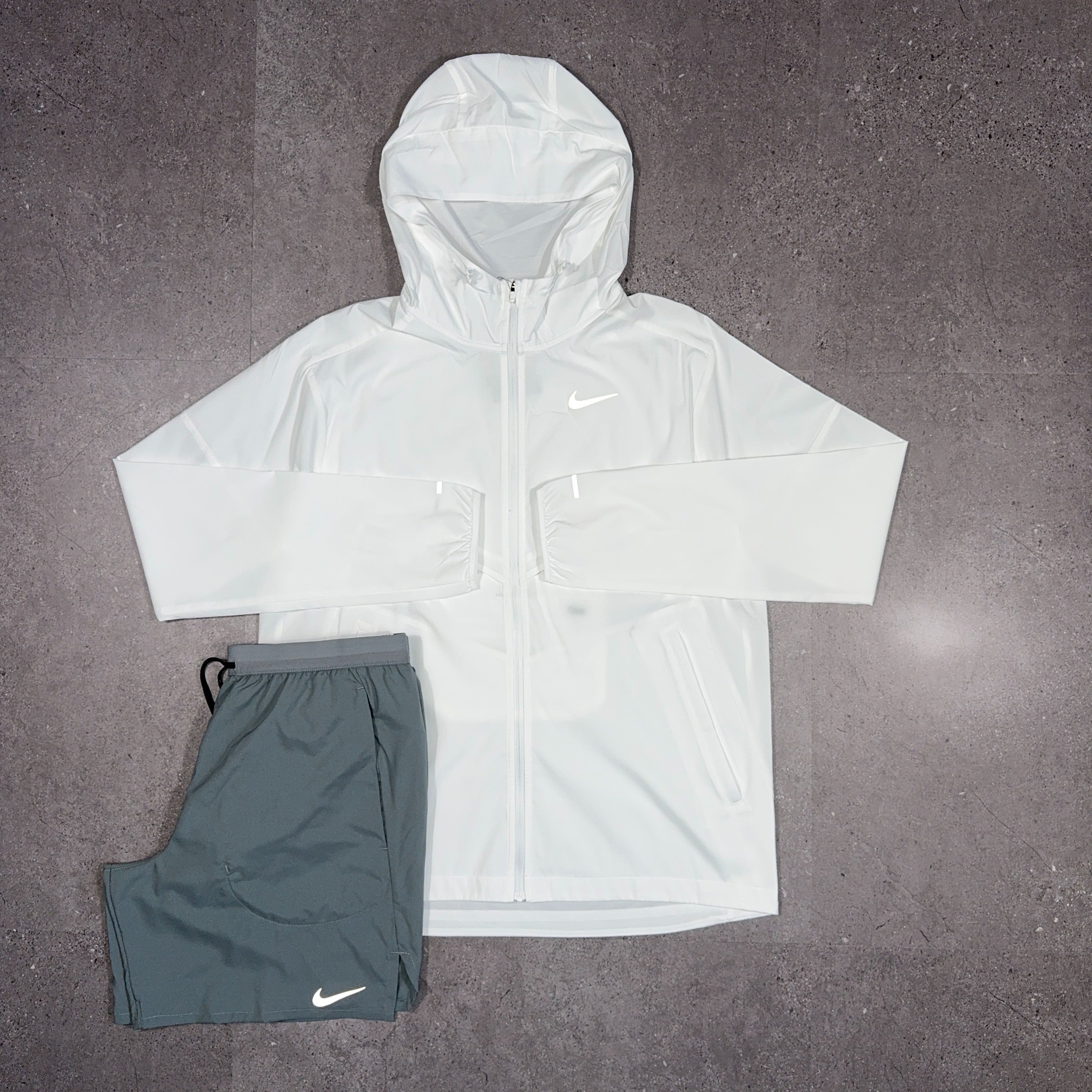 Nike Windrunner Set White/Grey