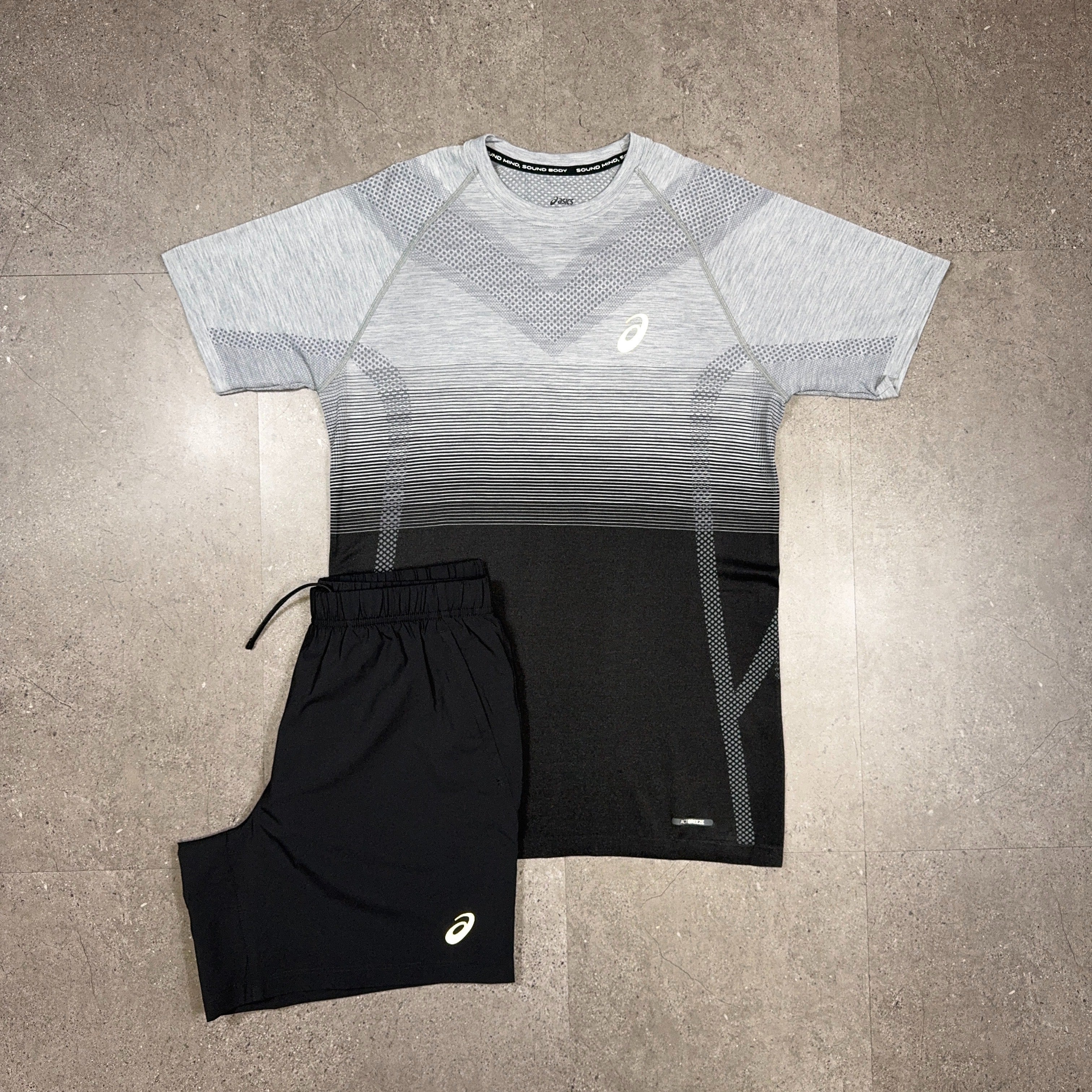 Asics Seamless Set Black/Grey