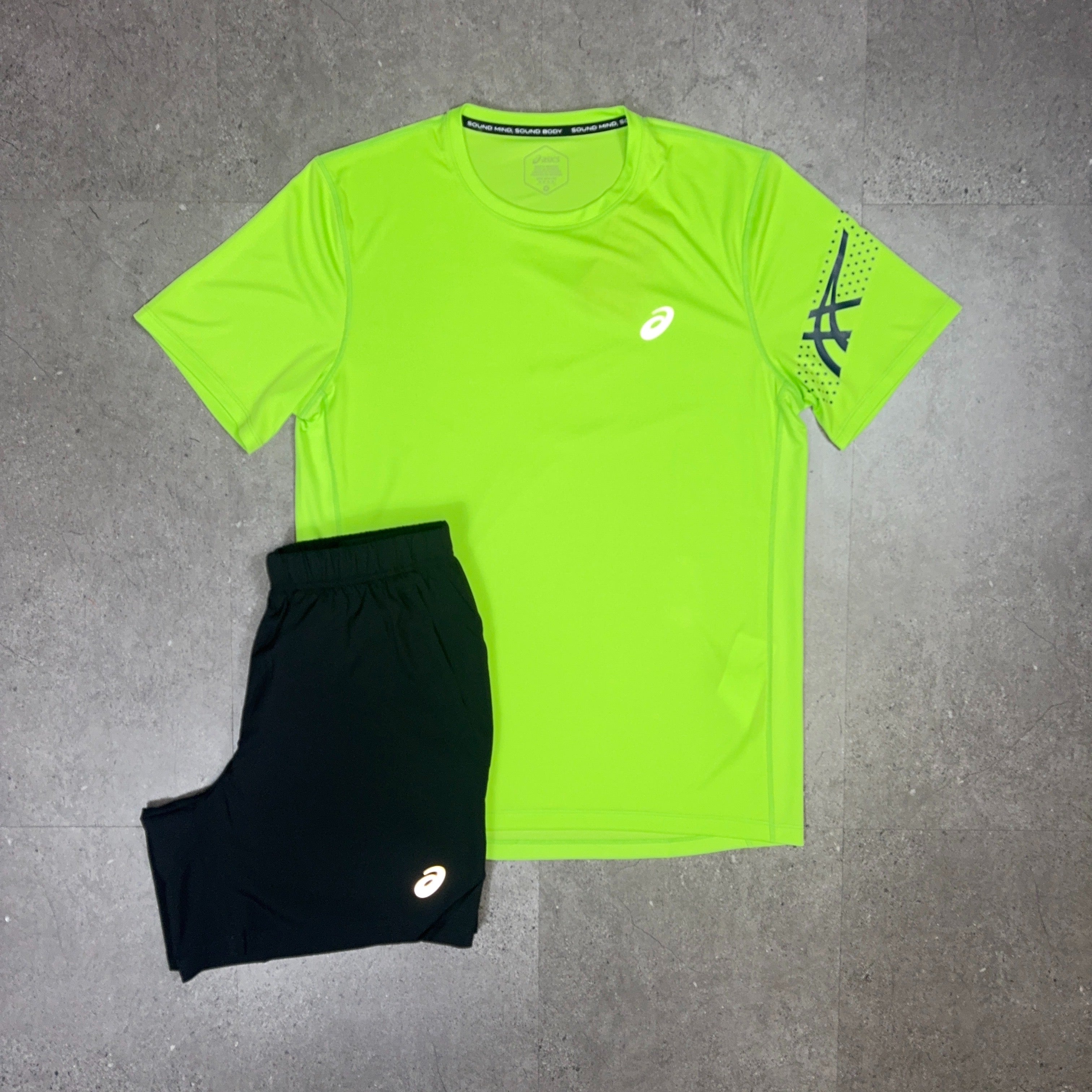 Asics Icon Set Lime Green/Black