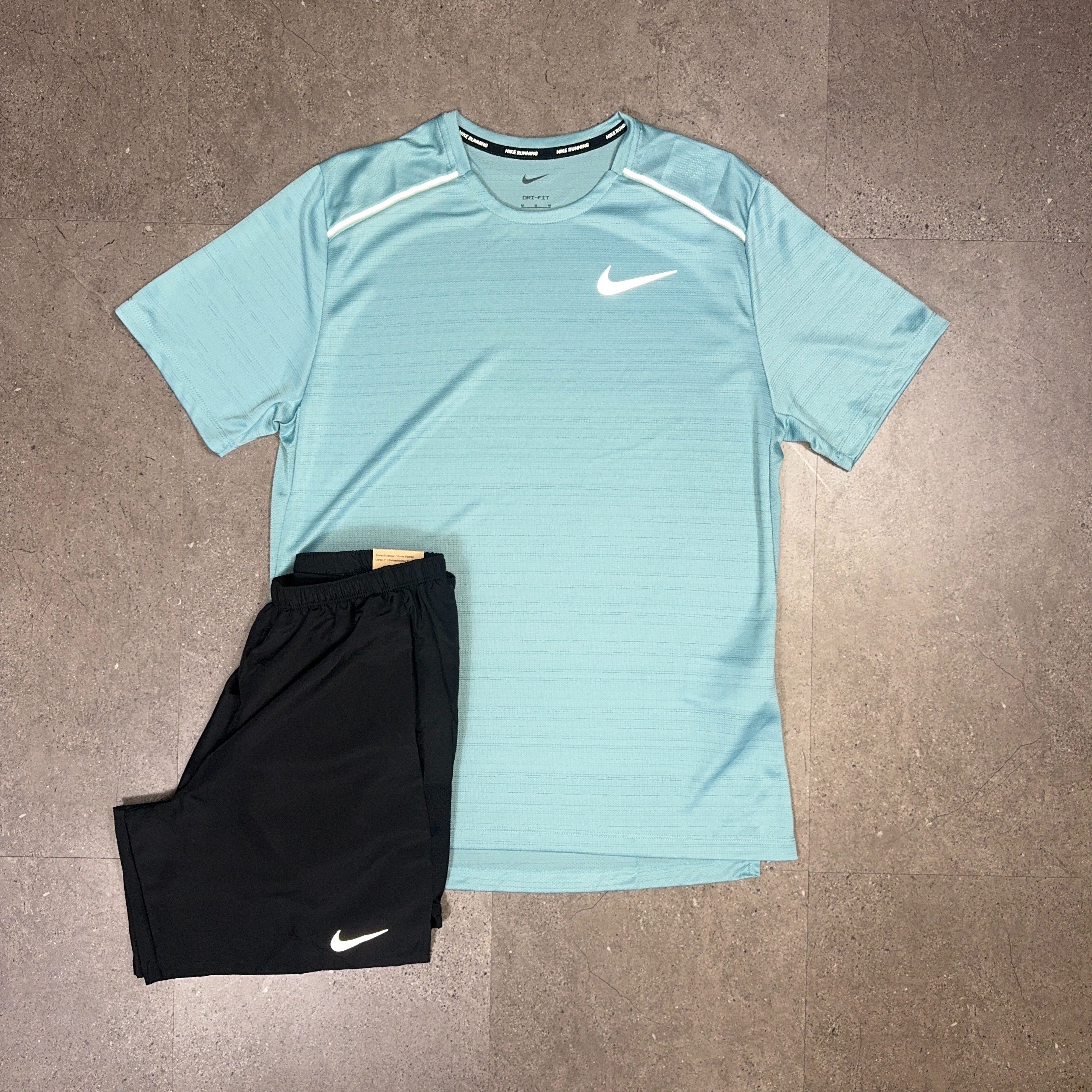 Nike Miler Set Denim Turquoise/Black