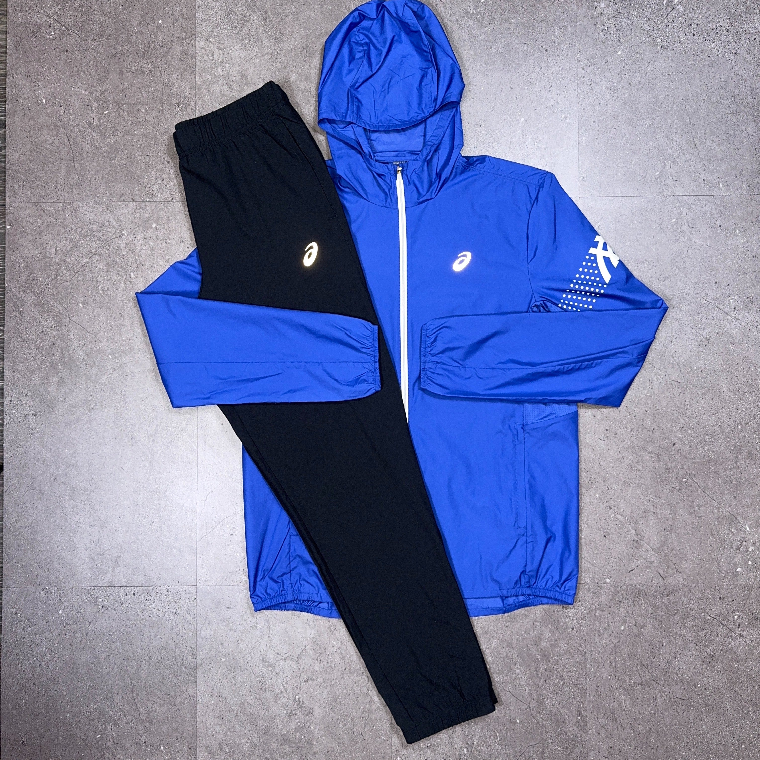 Asics Icon Tracksuit Blue/Black