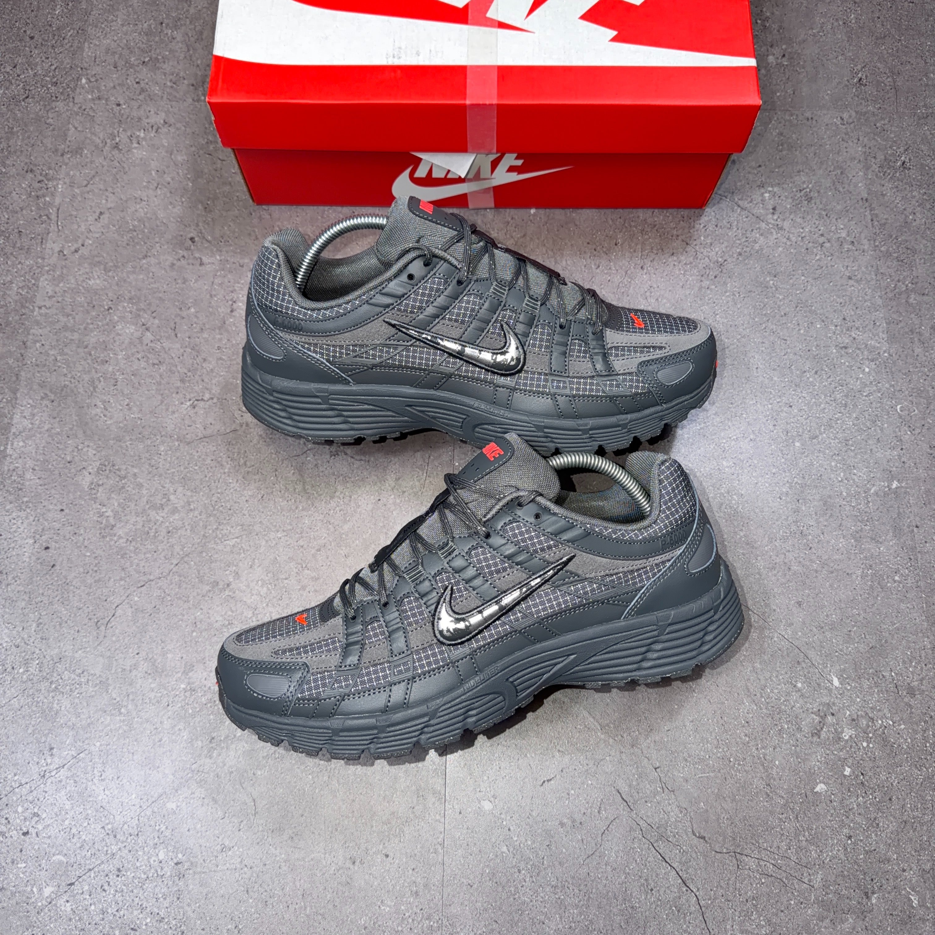 Nike P-6000 Premium Iron Grey Metallic Silver