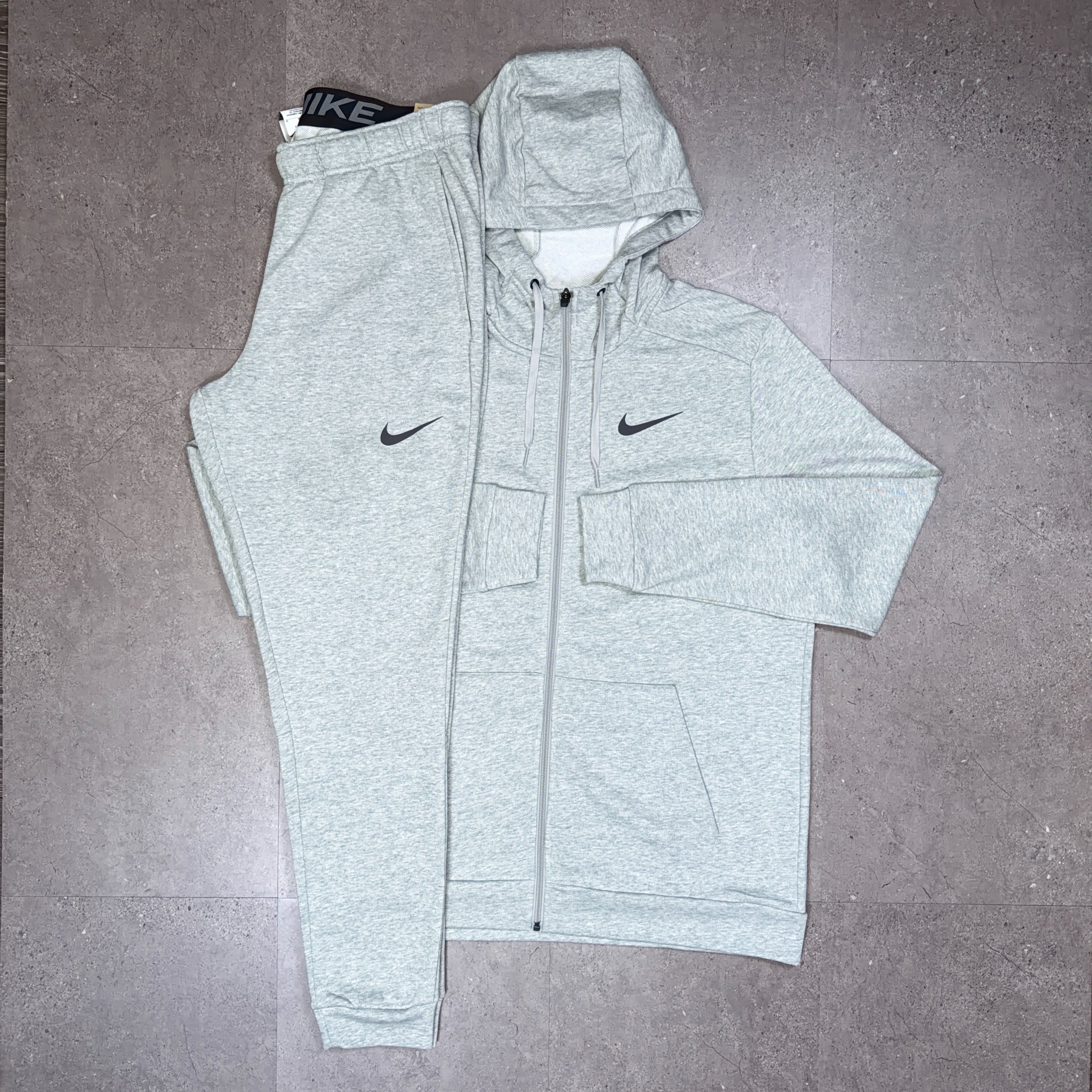 Nike Pro Dri Fit Tracksuit Grey