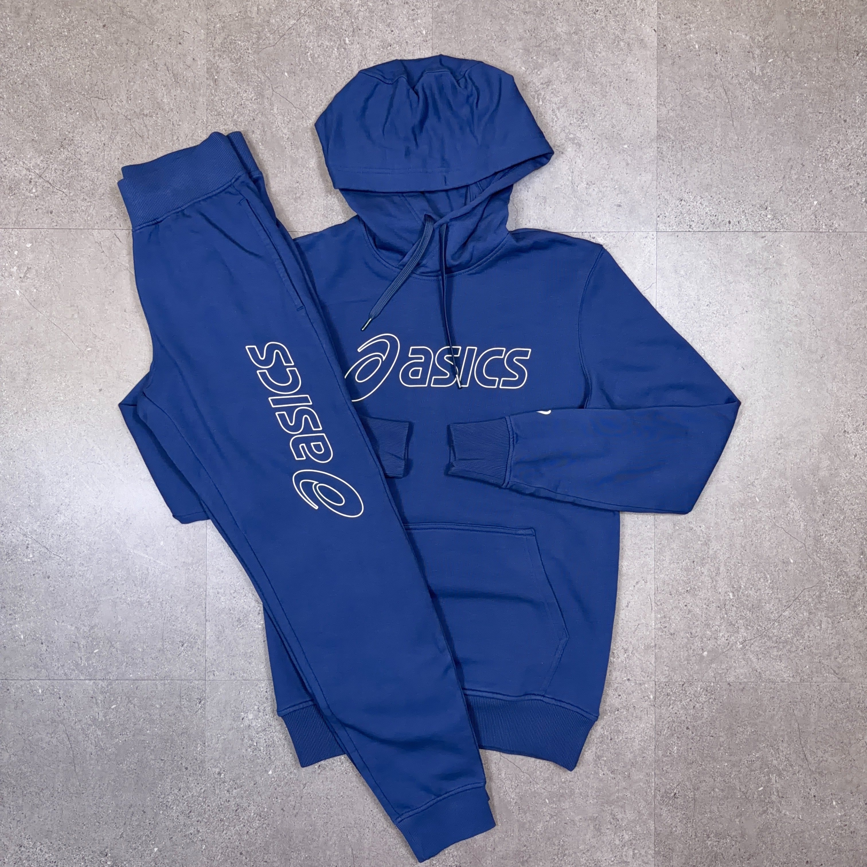 Asics Logo Tracksuit Blue