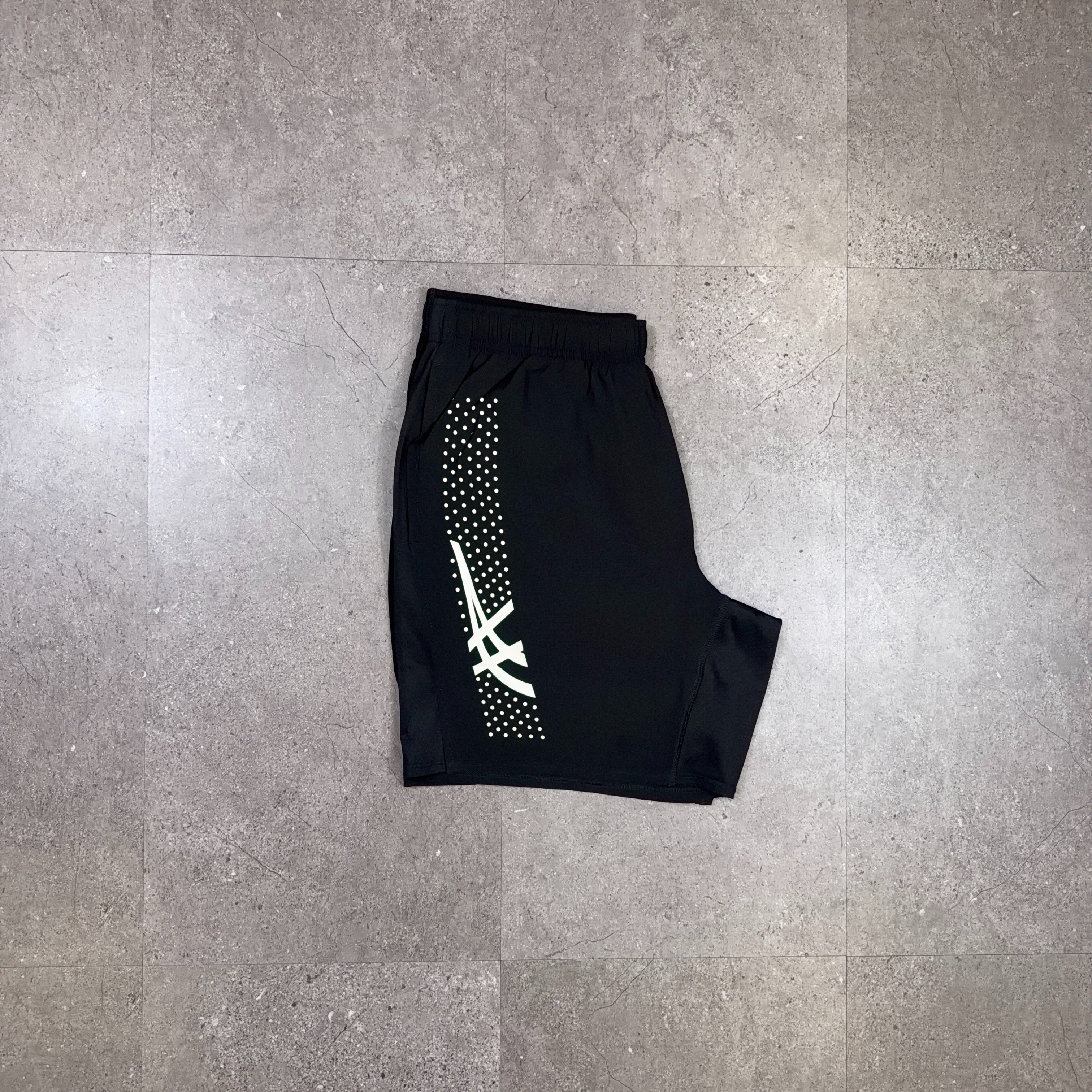 Asics Icon Shorts Black/White