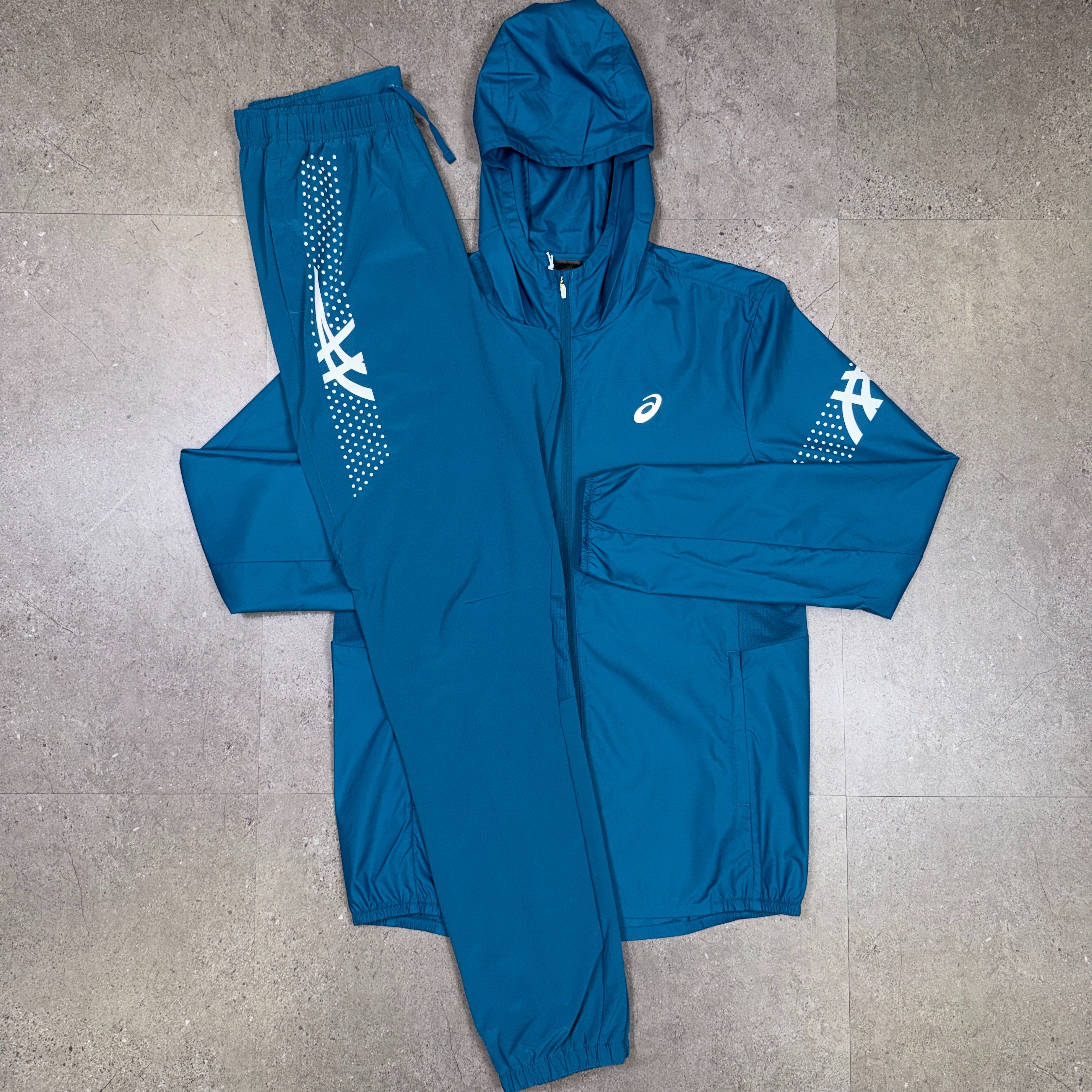 Asics Icon Tracksuit Set Dark Teal